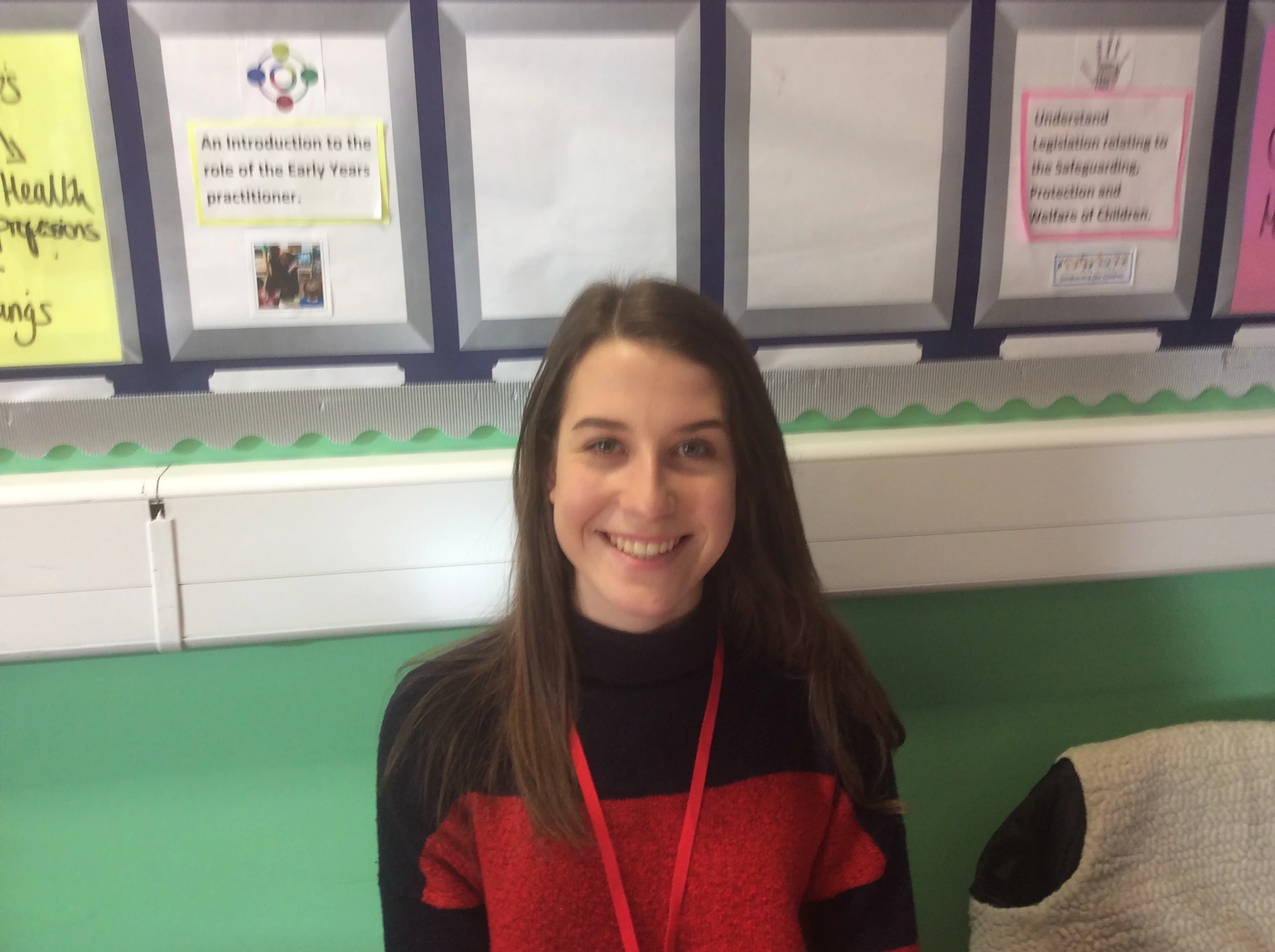 Pictured is BTEC Level 3 Health and Social Care student Abby Waddingham.