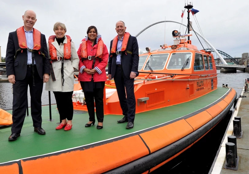 Parliamentary Under Secretary of State for Transport, Nusrat Ghani visits the Port of Tyne
