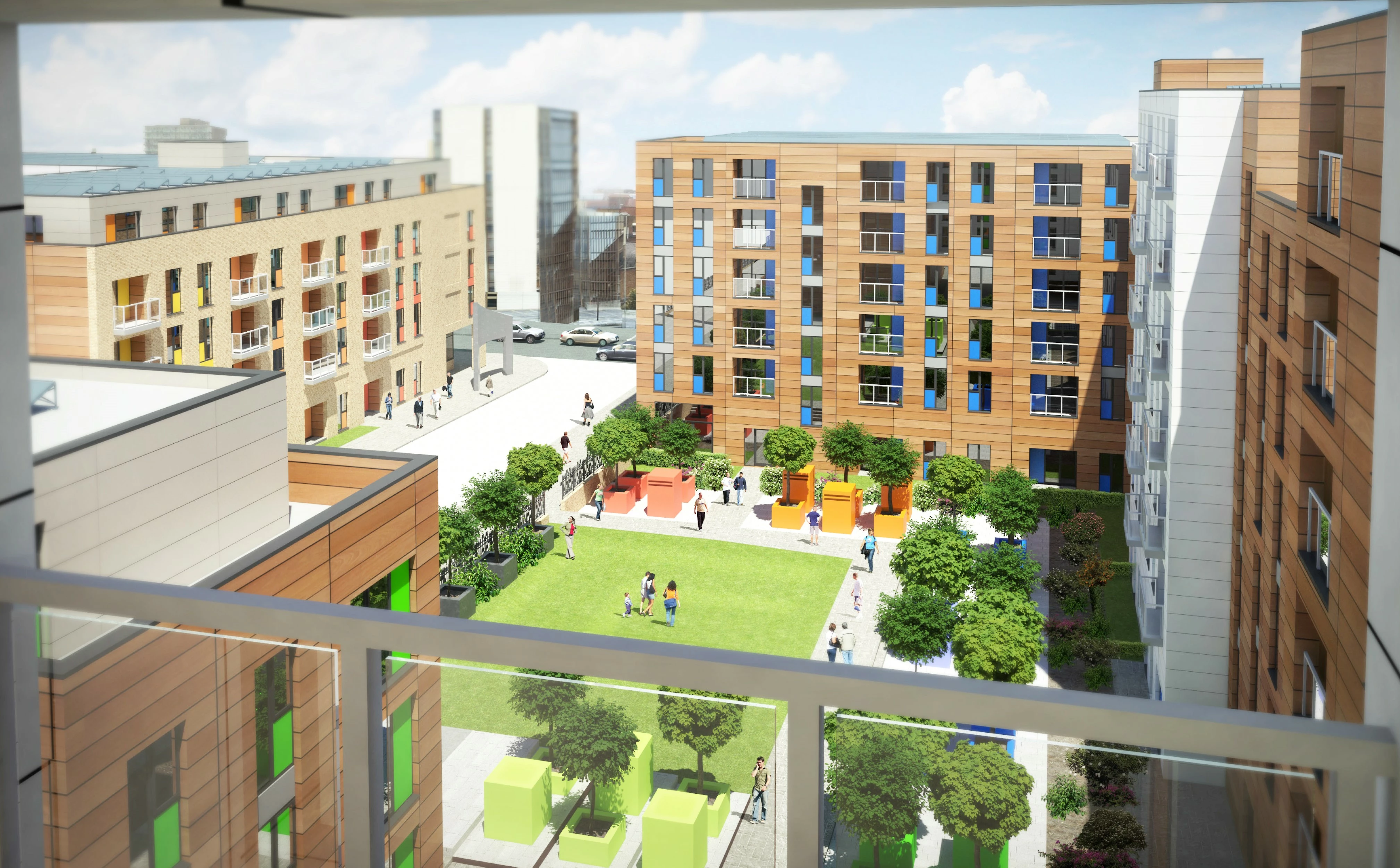  A CGI of the Fruit & Vegetable Market, one of Hampshire & Regional Property Group's key projects 