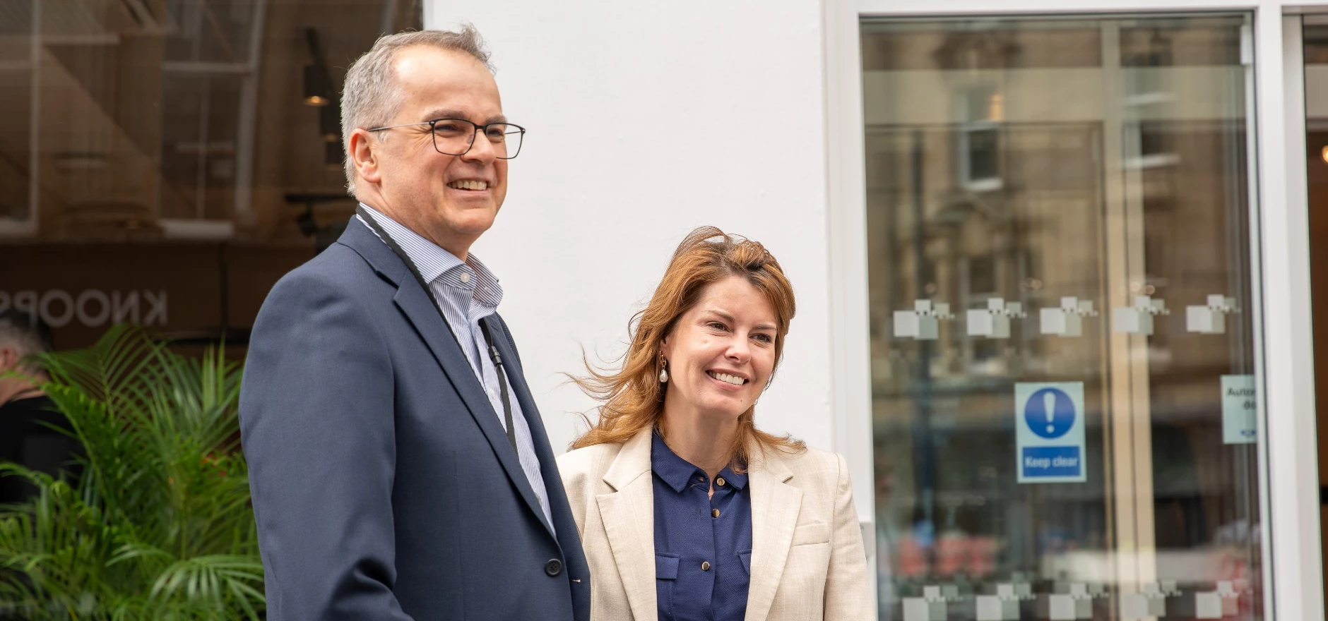 From L-R chief executive of Newcastle Building Society Andrew Haigh alongside Mayor of North East England Kim McGuinness.jpg