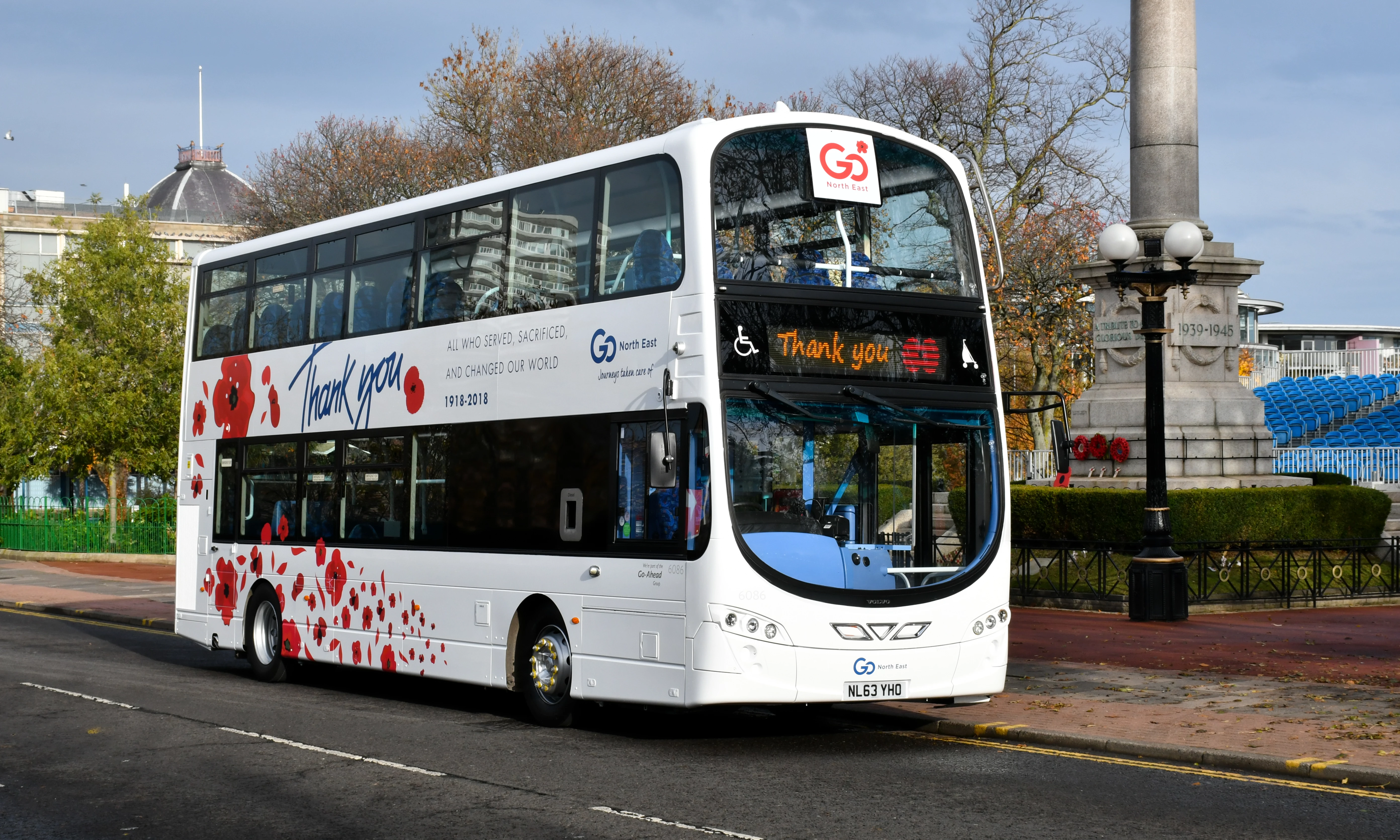 Go North East Poppy Bus