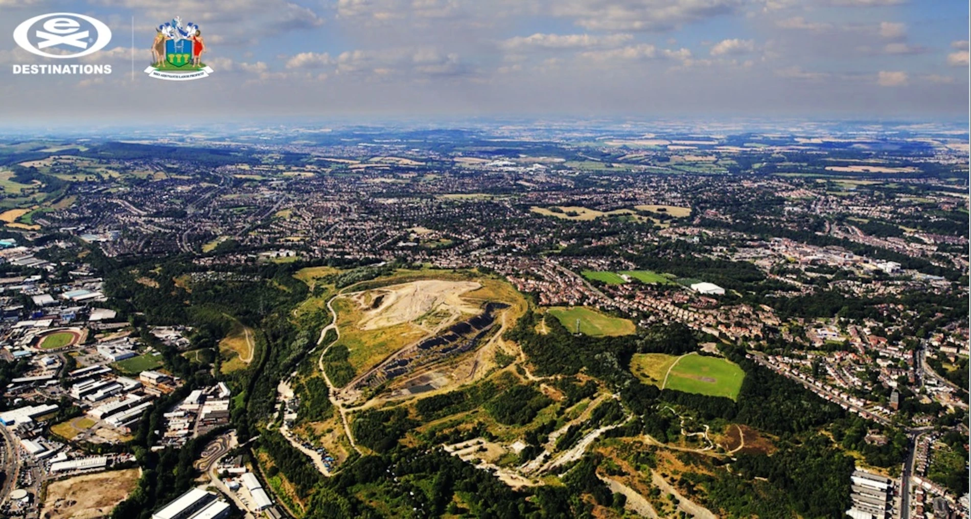 The Sheffield ski village and the surrounding area.