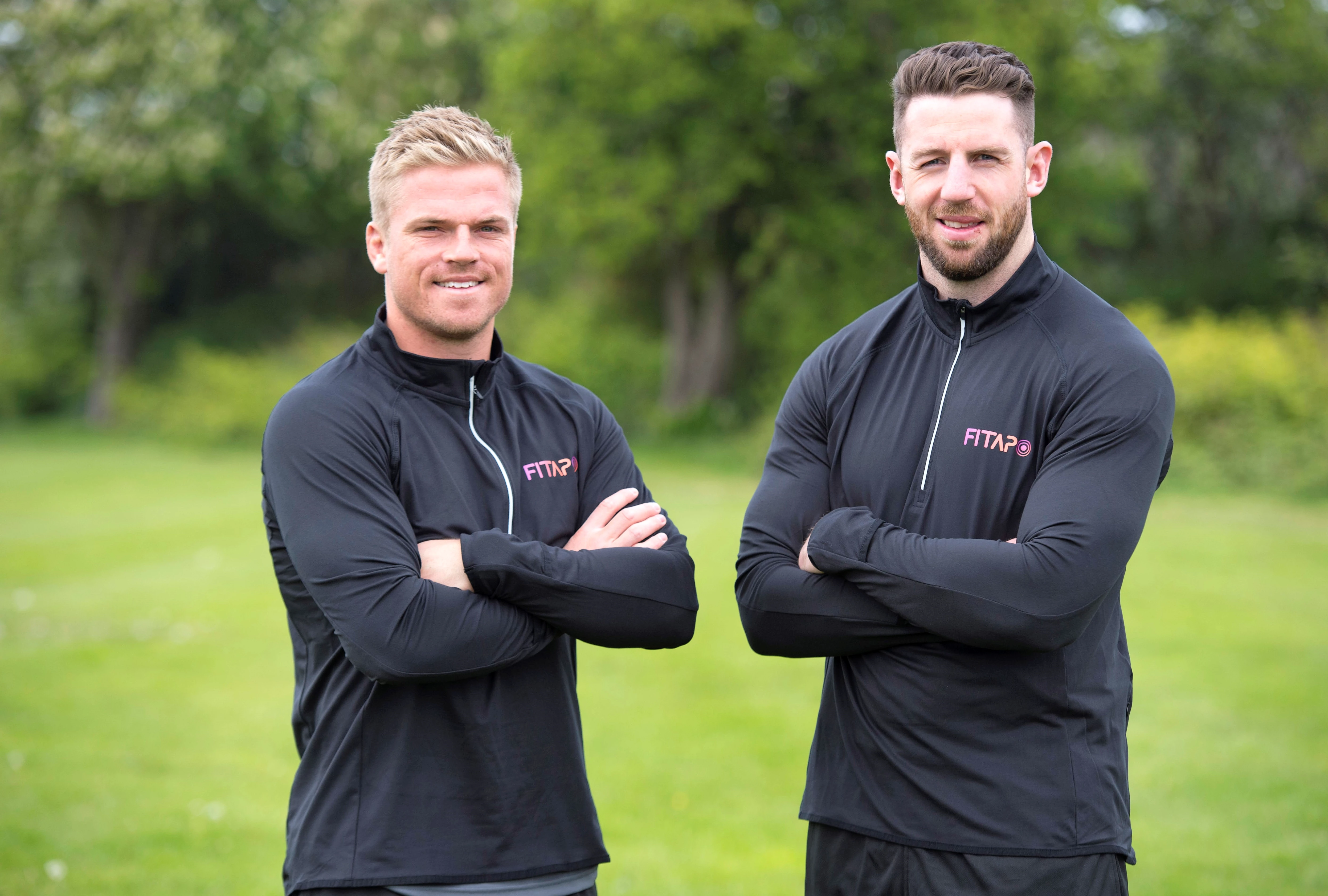 Rugby union internationals Alex Cuthbert and Gareth Anscombe,