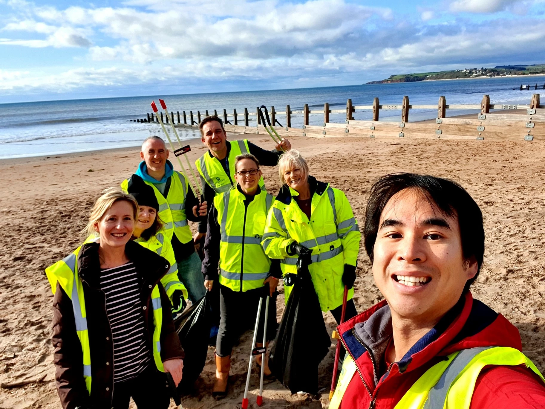 Finance beach clean