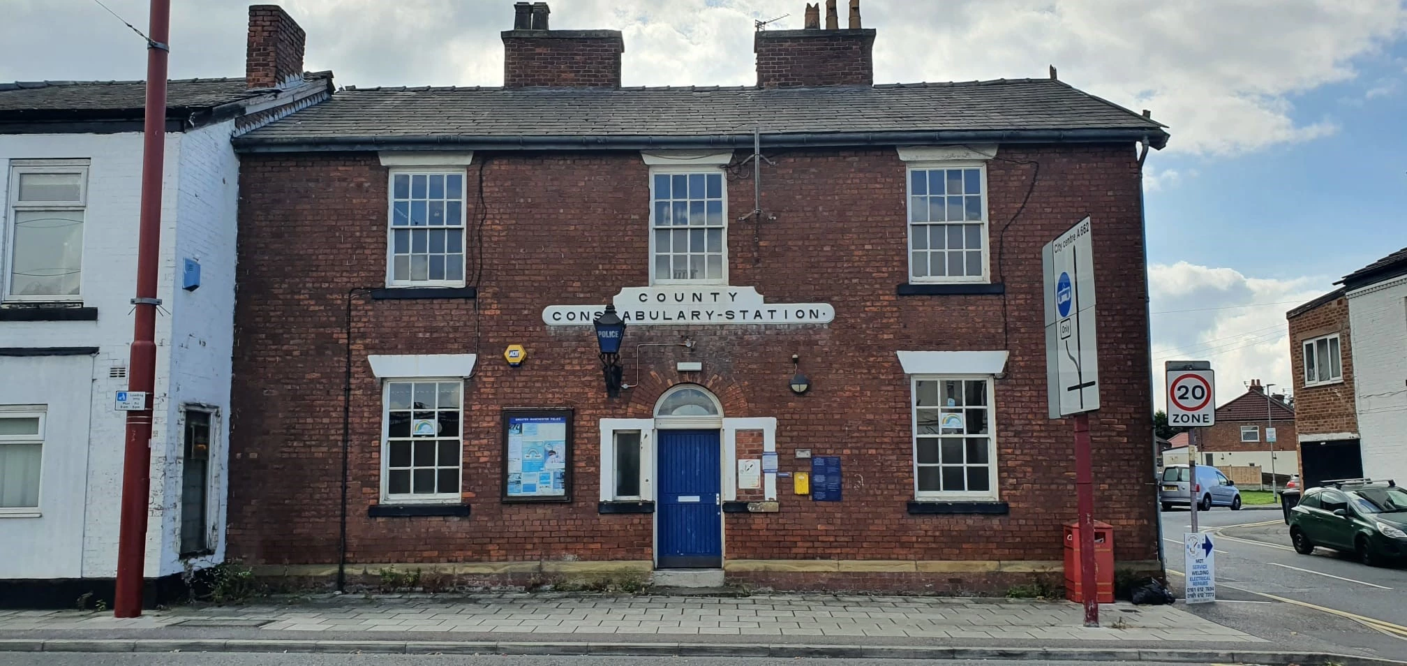 The former police station, Droylsden, for sale with Pugh