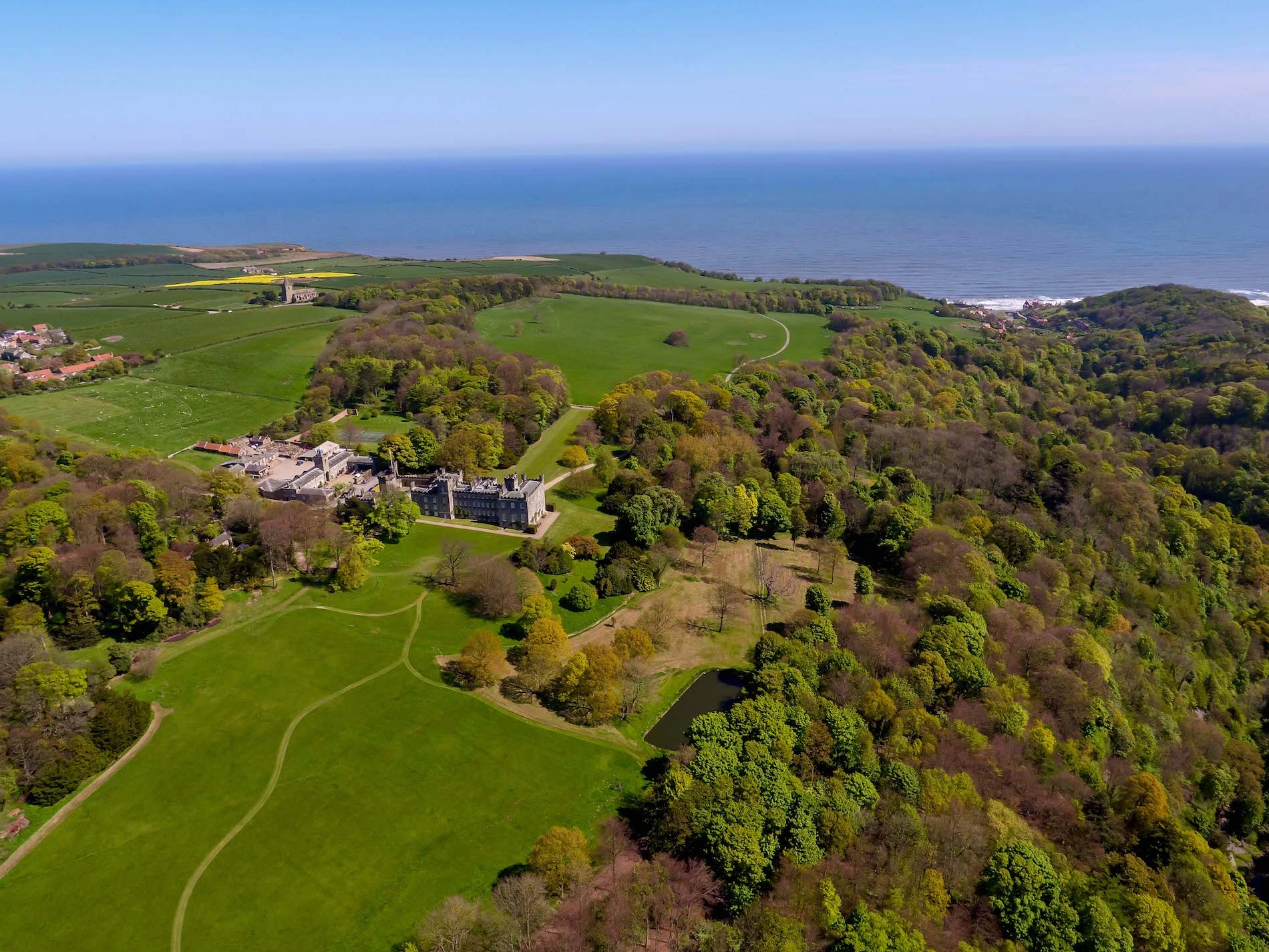 Ariel view of The Mulgrave Estate.