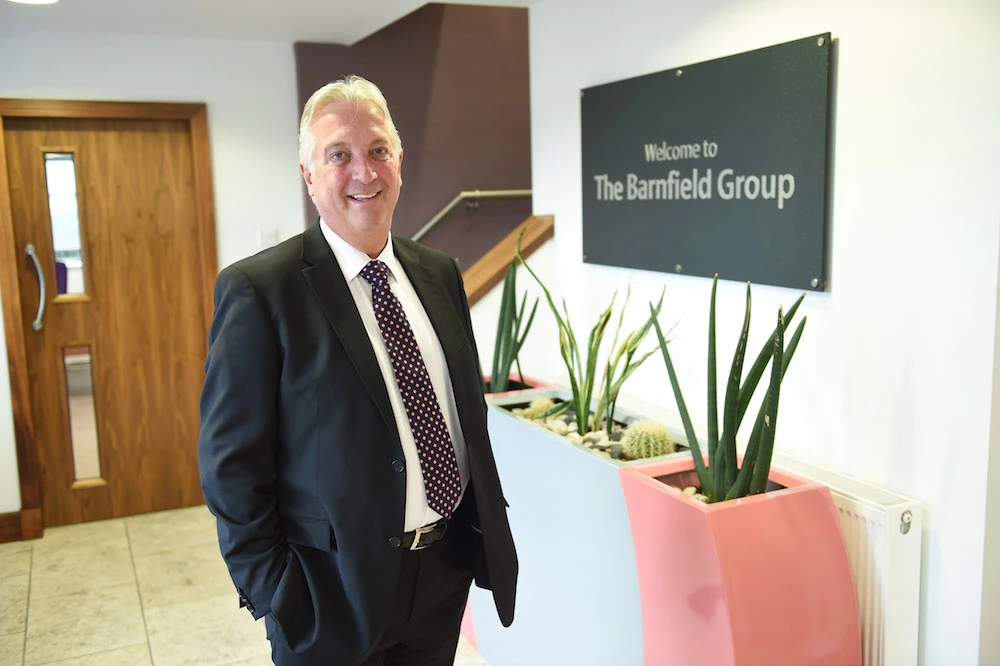 Barnfield Group’s managing director and chairman, Tim Webber