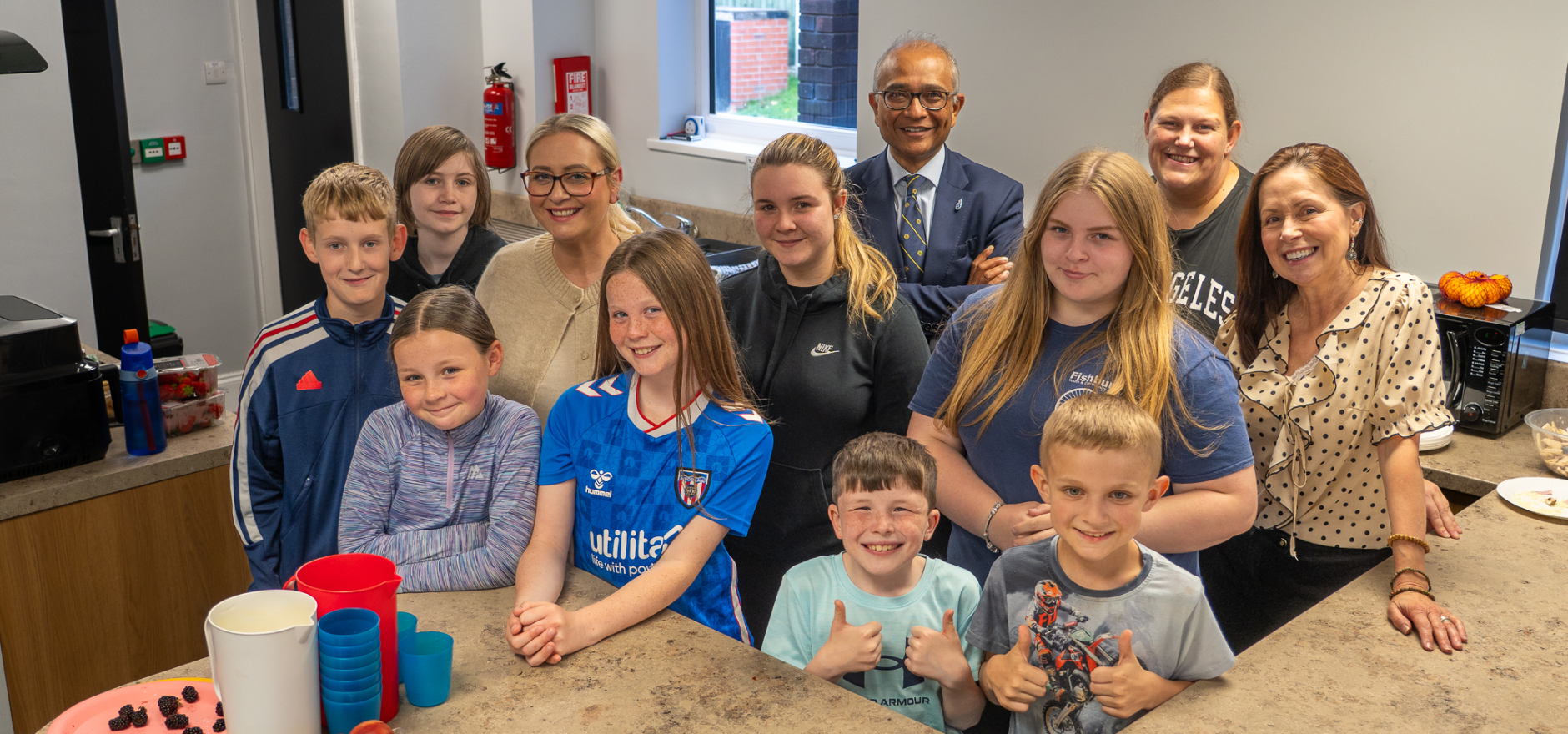 High Sheriff - WIth staff and children at Fishburn Community & Youth Centre, a 2026 High Sheriff Award winner.jpg