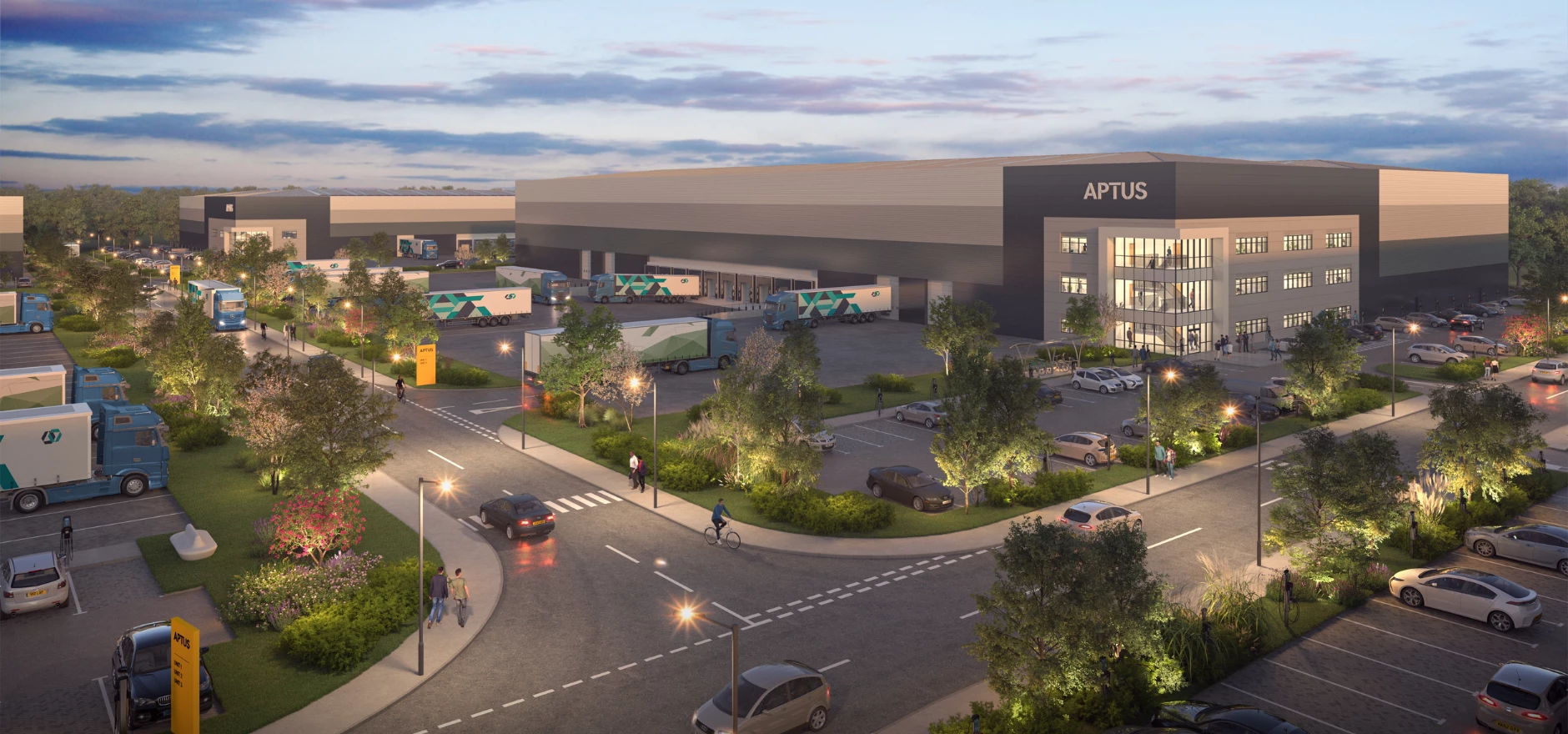 An artist's impression of the APTUS development