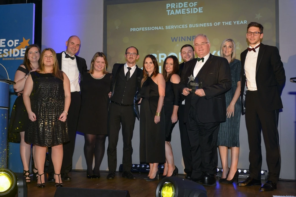 Bromleys wins professional services business of the year at Pride of Tameside Business Awards