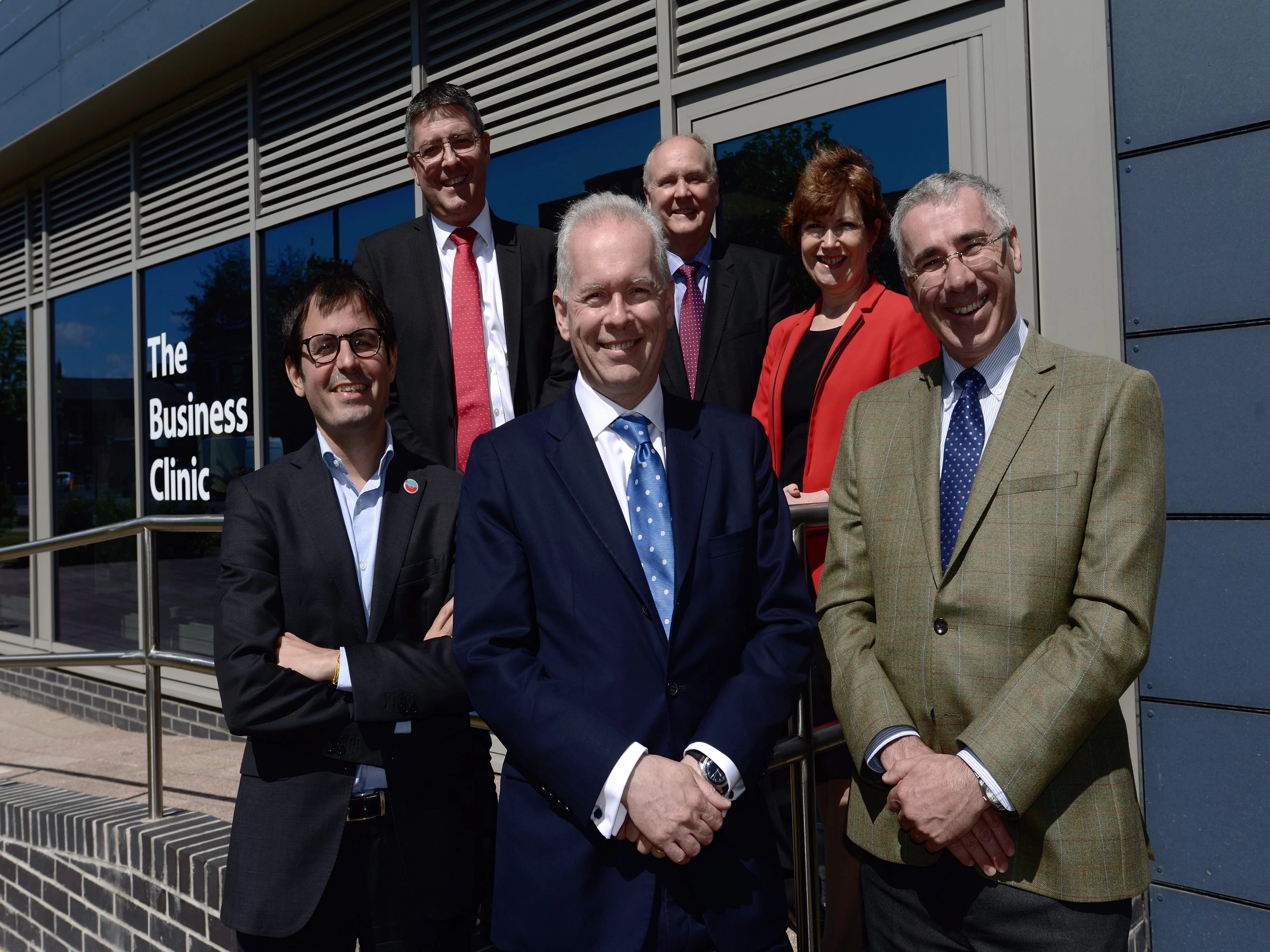 The opening of Northumbria University's Business Clinic.