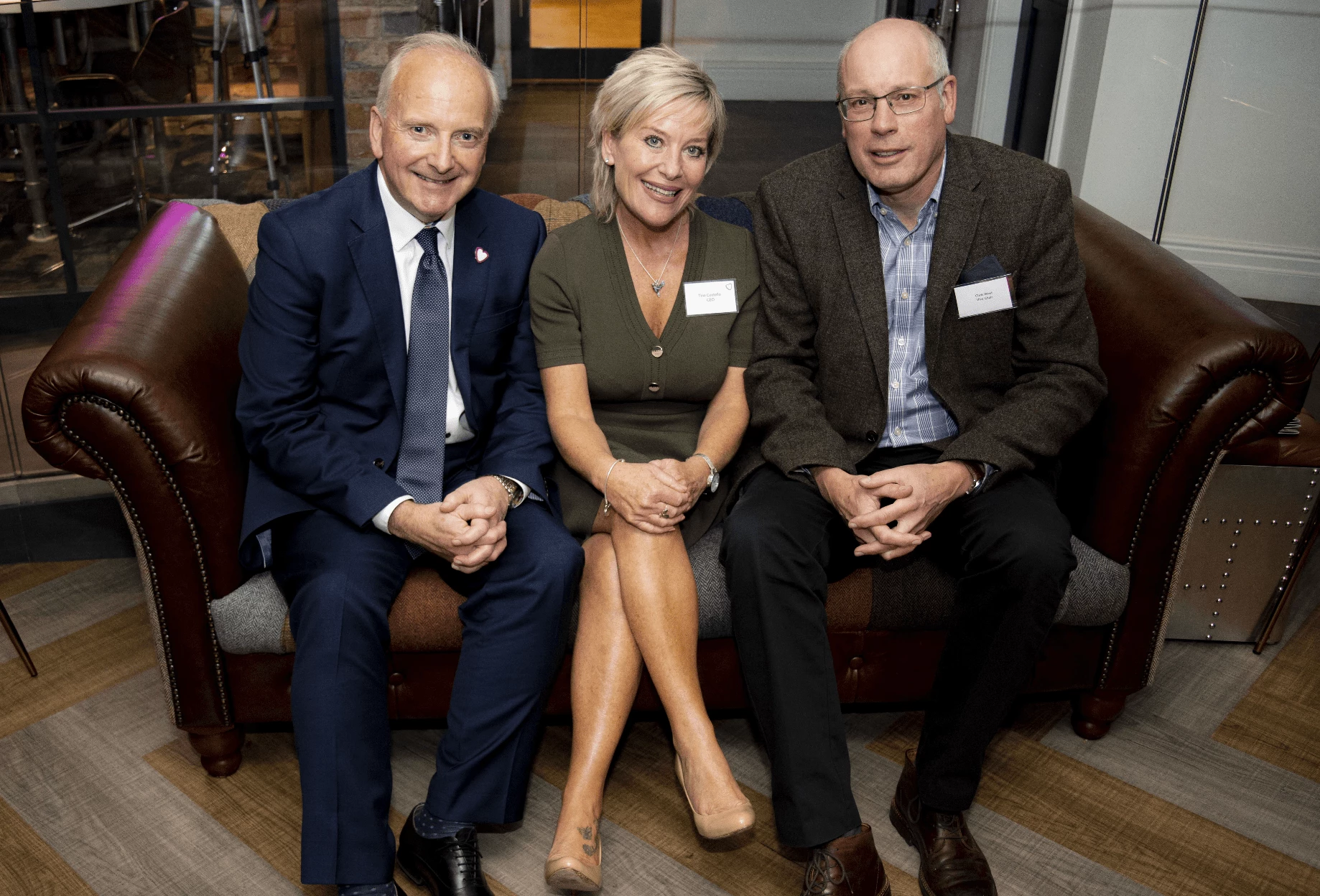 L-R: Phil Ewing, Tina Costello and Chris West