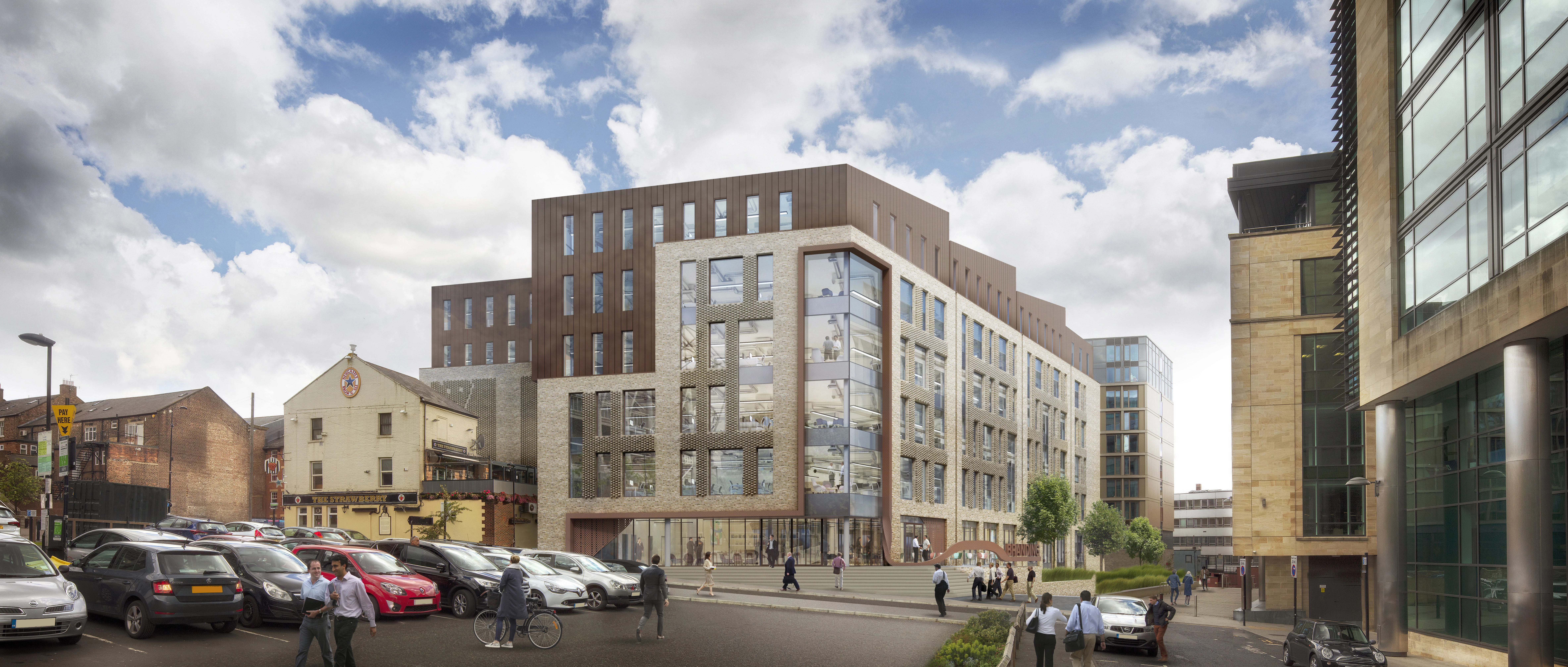 Home Group's new office is to be built on One Strawberry Lane, next to St James Park.