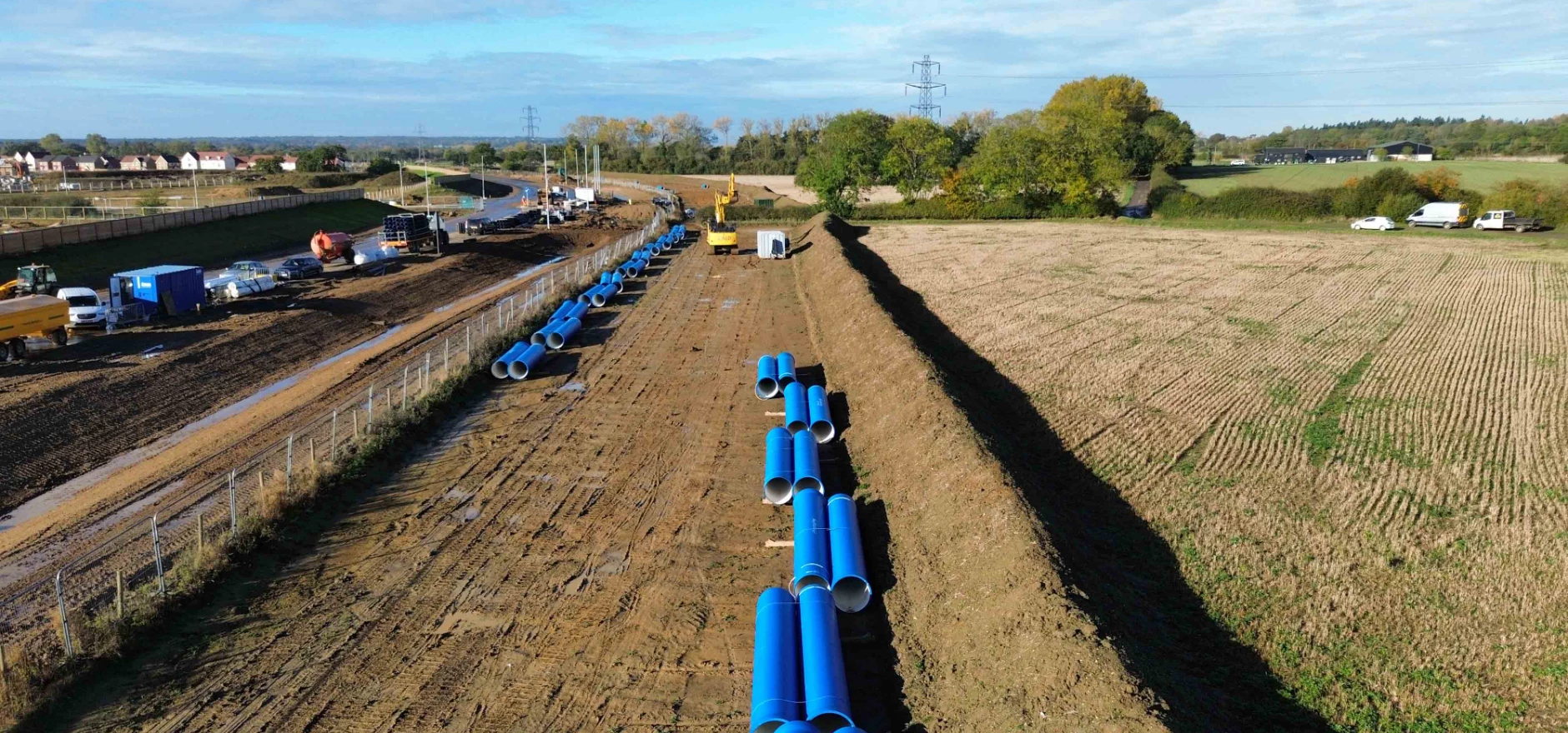Essex & Suffolk Water's Layer Langford pipeline