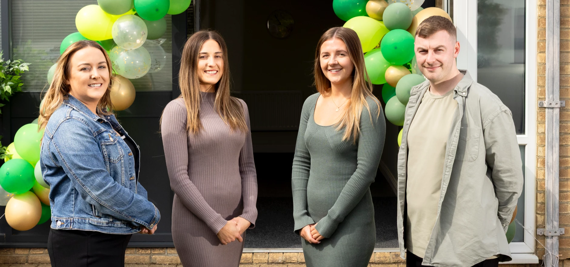 Debére Promotions L-R_Rebecca Swales, Jessica Russell, Chloe Peel, Harry Cooper.jpg