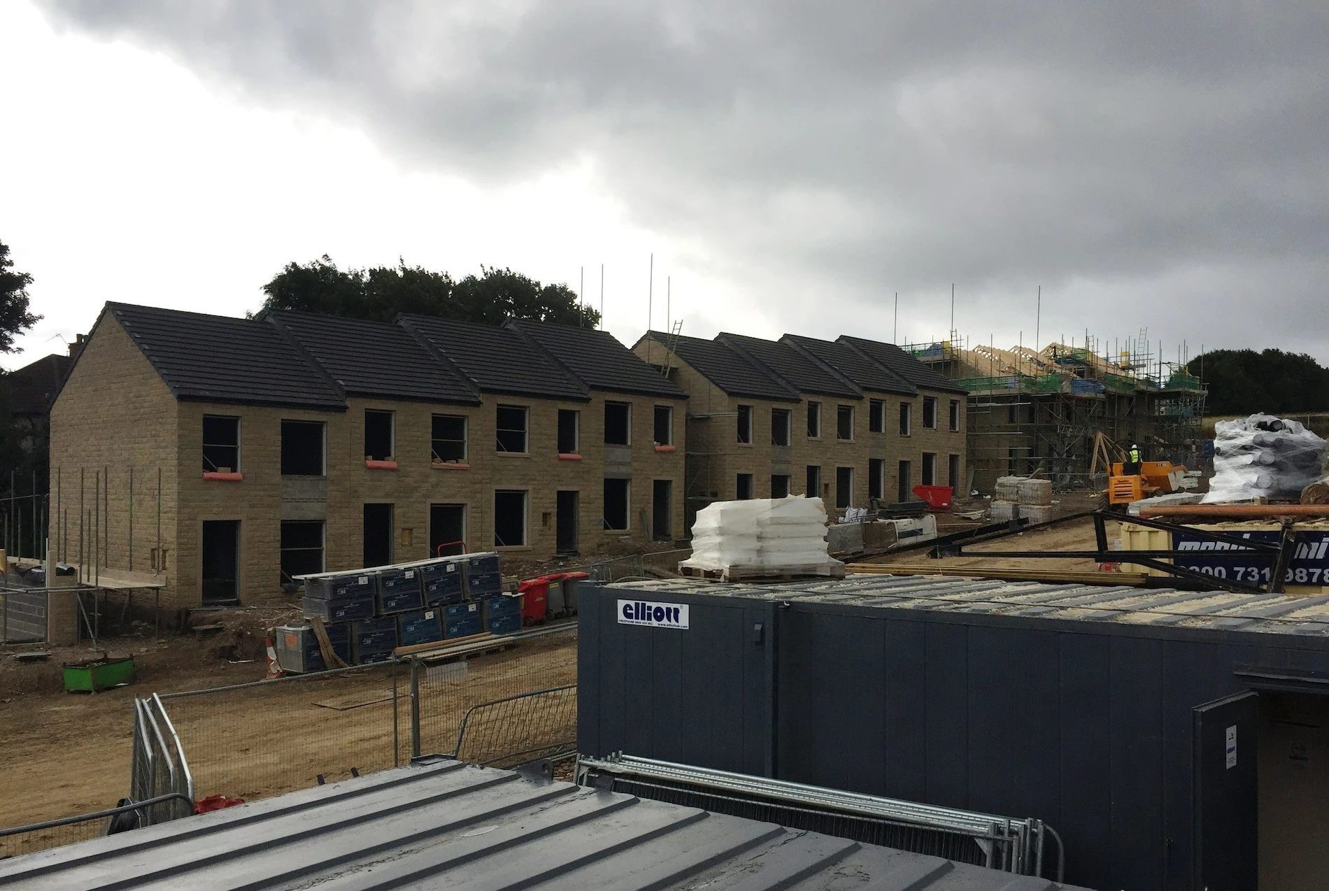 Construction in now underway at the new affordable housing development in Bradford.