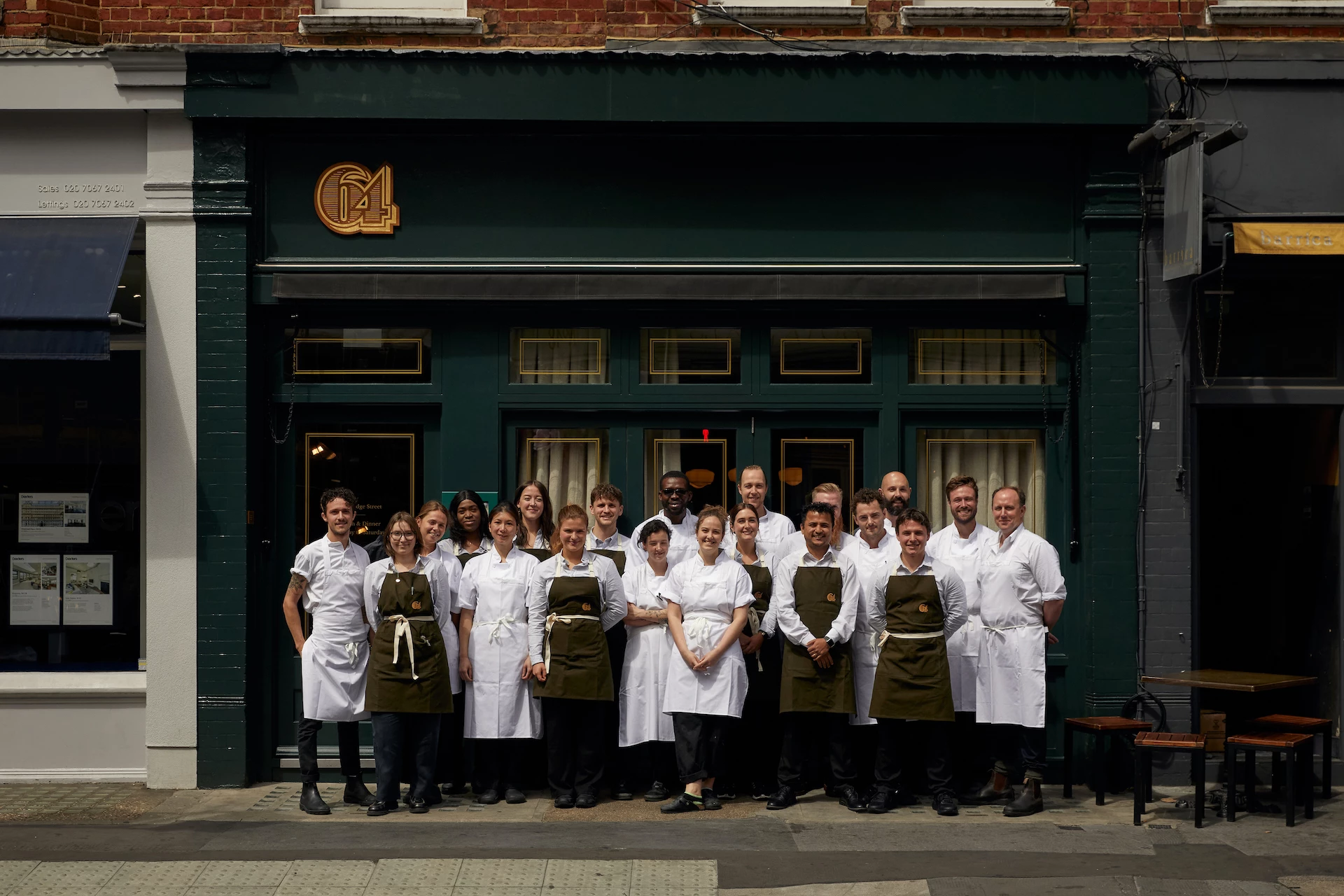 Exterior shot of 64 Goodge Street