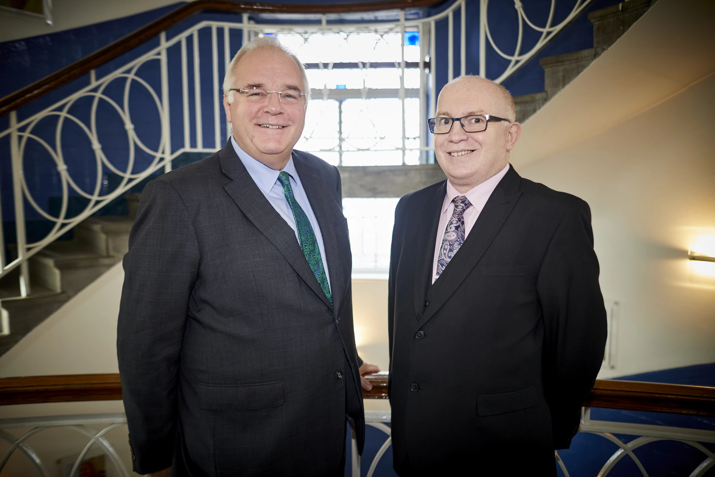 Keith Bull, right with Bromleys' senior partner Mark Hirst