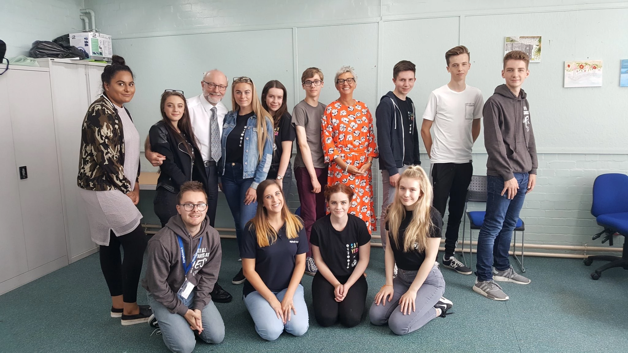 Alex Cunningham MP met NCS participants in Stockton-on-Tees
