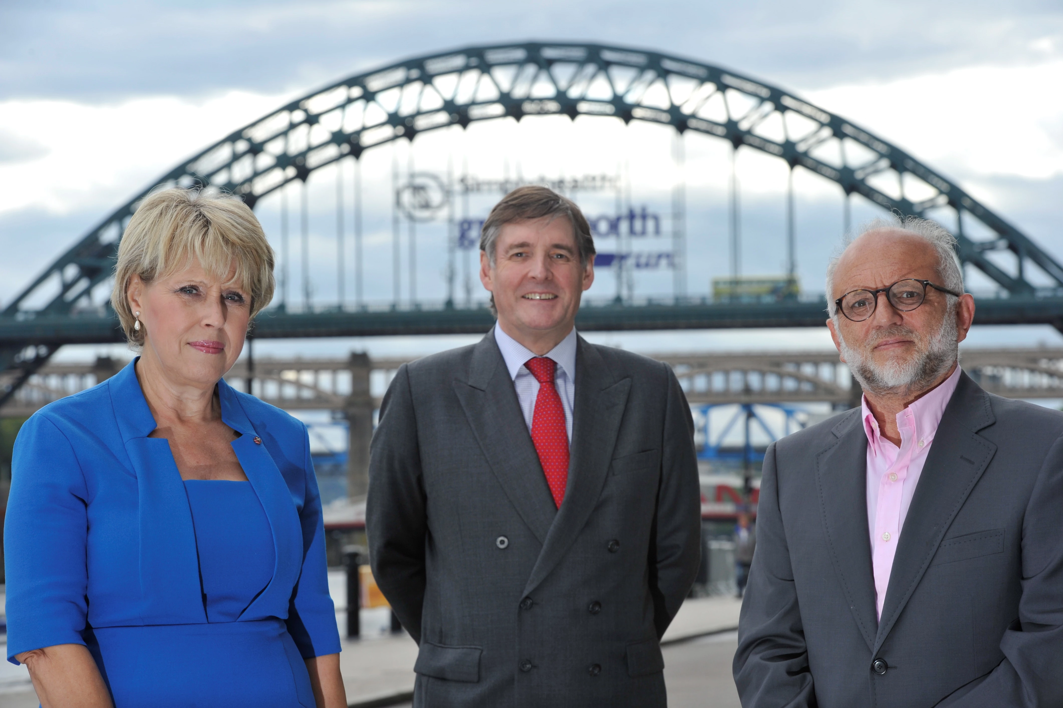 L-R: Lesley Moody (AES Digital Solutions) James Ramsbotham (Chamber) and Ramy Zack (Tyne Moulds & Machinery)