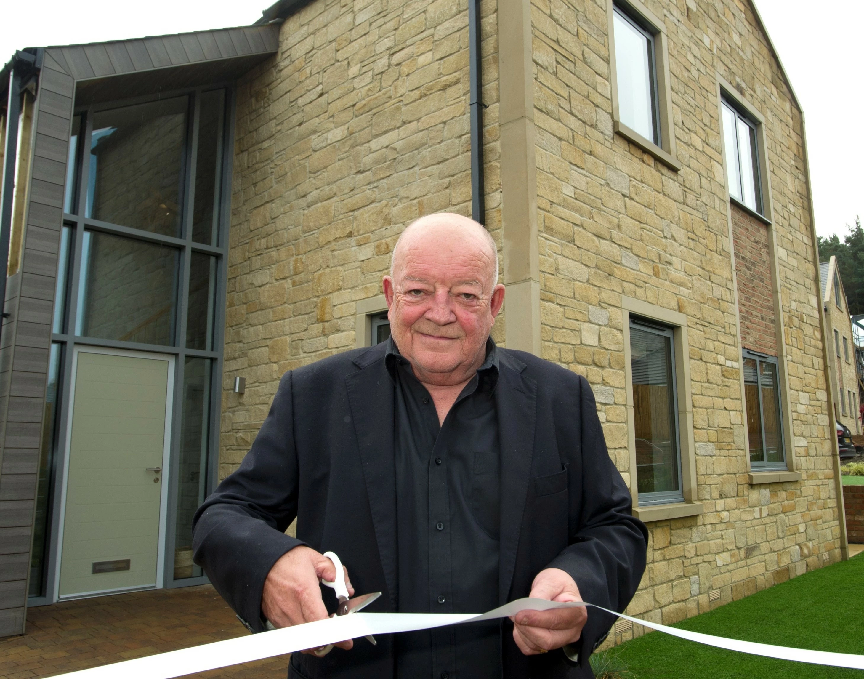 Tim Healy opens Northumberland housing development