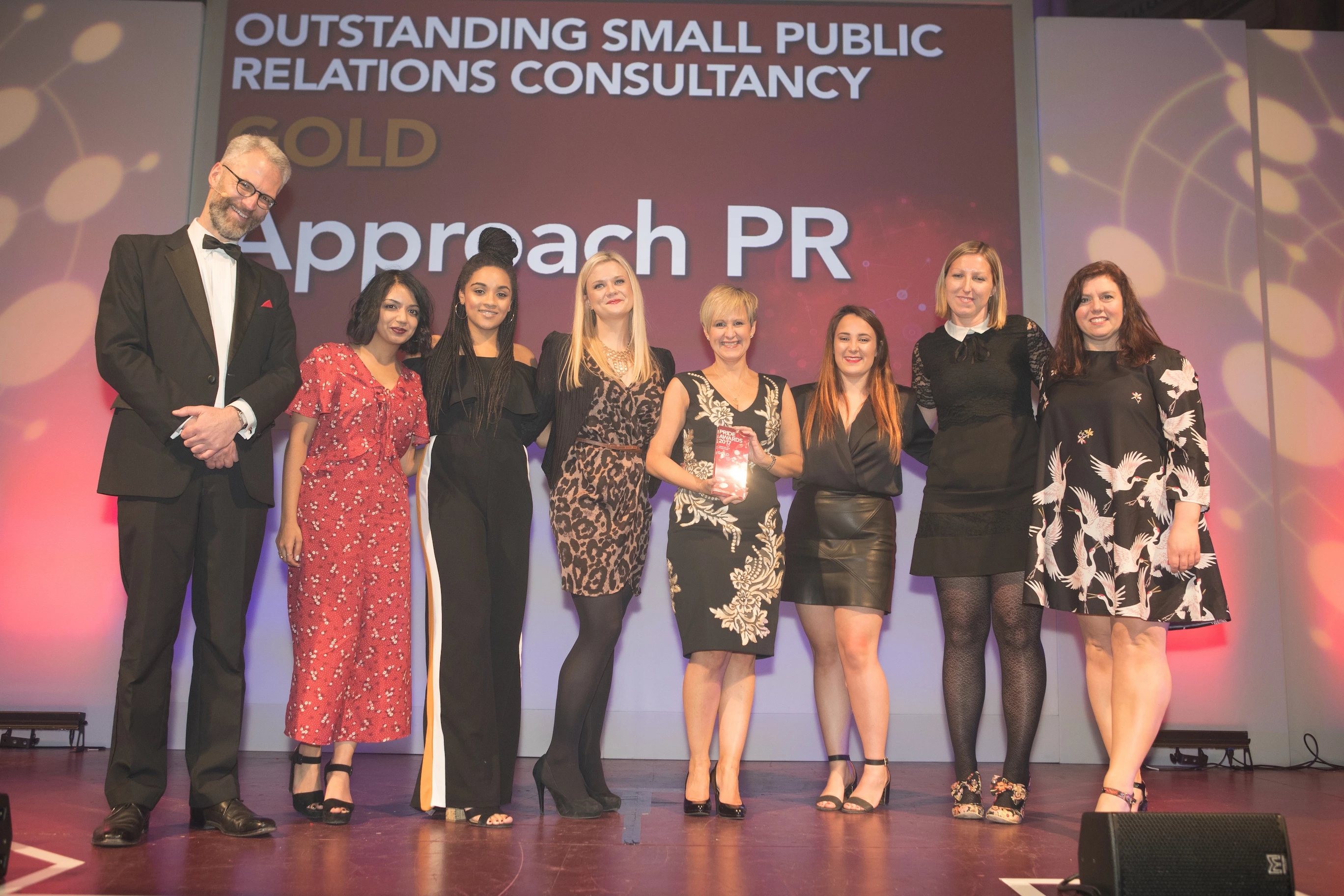 The Approach team at CIPR PRide Awards 2017