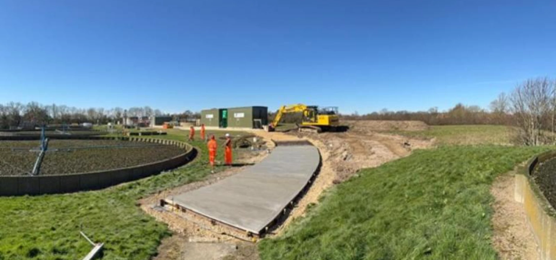 Graphene-enhanced concrete at Sedgefield Sewage Treatment Works
