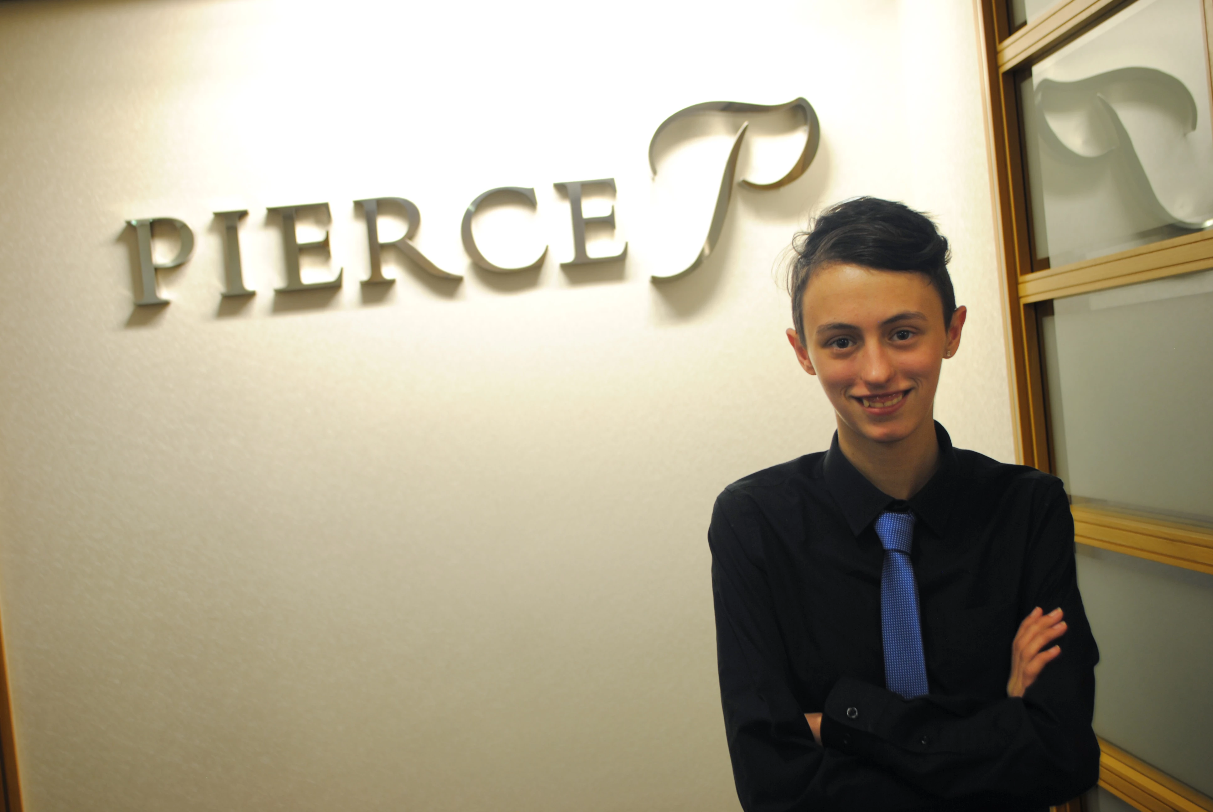Layton Smalley has been promoted to payroll assistant at Pierce after completing his apprenticeship.