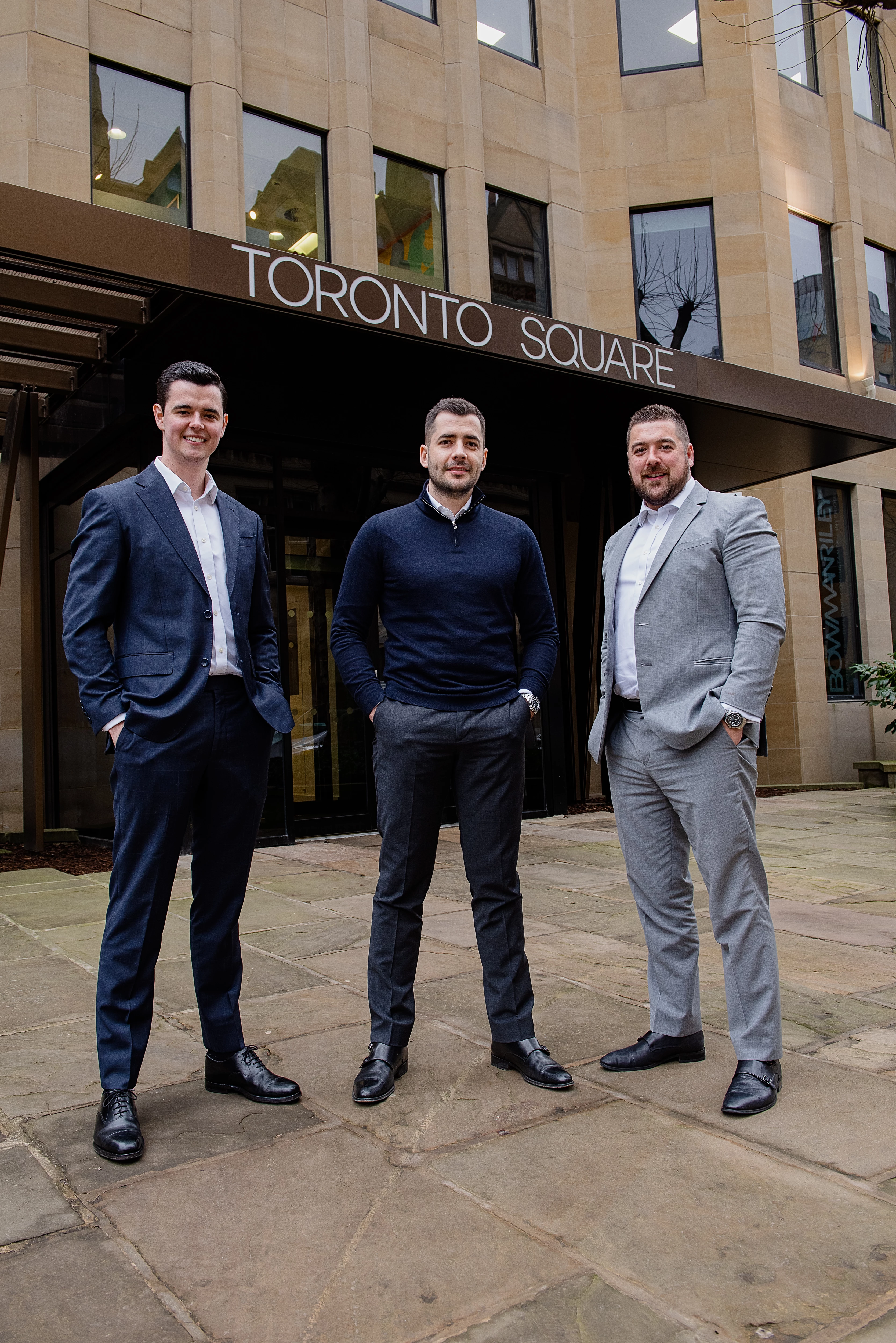 (left to right) Jack Ogilvie, director, Andrew Buxton, CEO and Sheridan White, director.