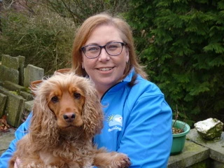 Lynn Chipperfield and her dog Jessie