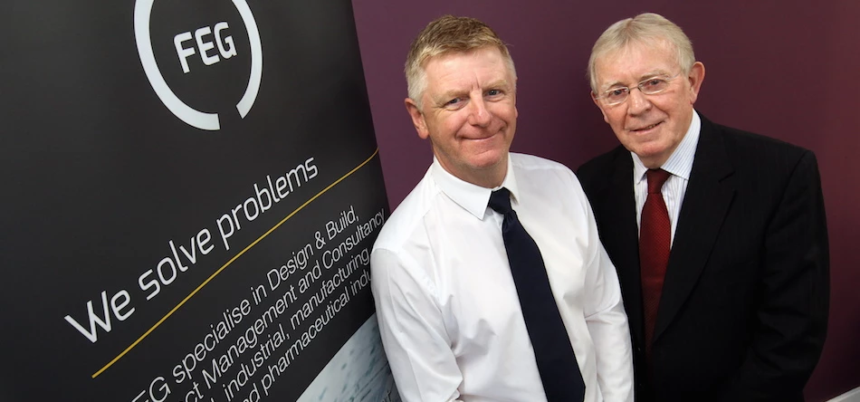 FEG's Grahame Turner (left) with Cllr Harry Trueman