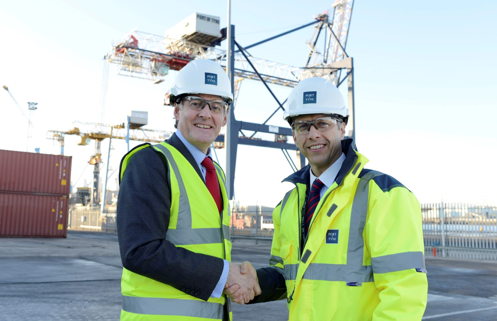 The Port of Tyne opens container terminal extension 