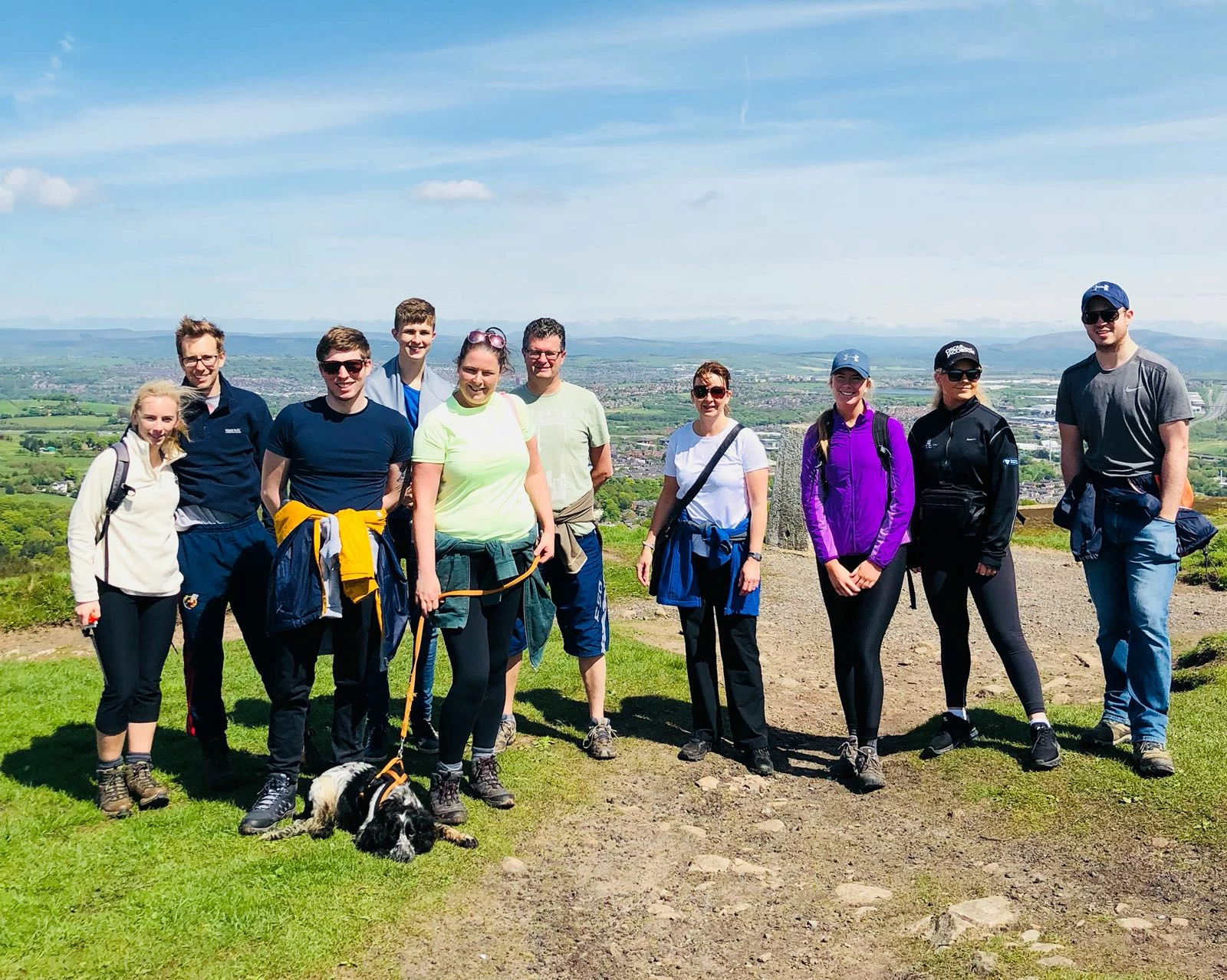 Pierce employees are training to do the Yorkshire three peak challenge for chairty