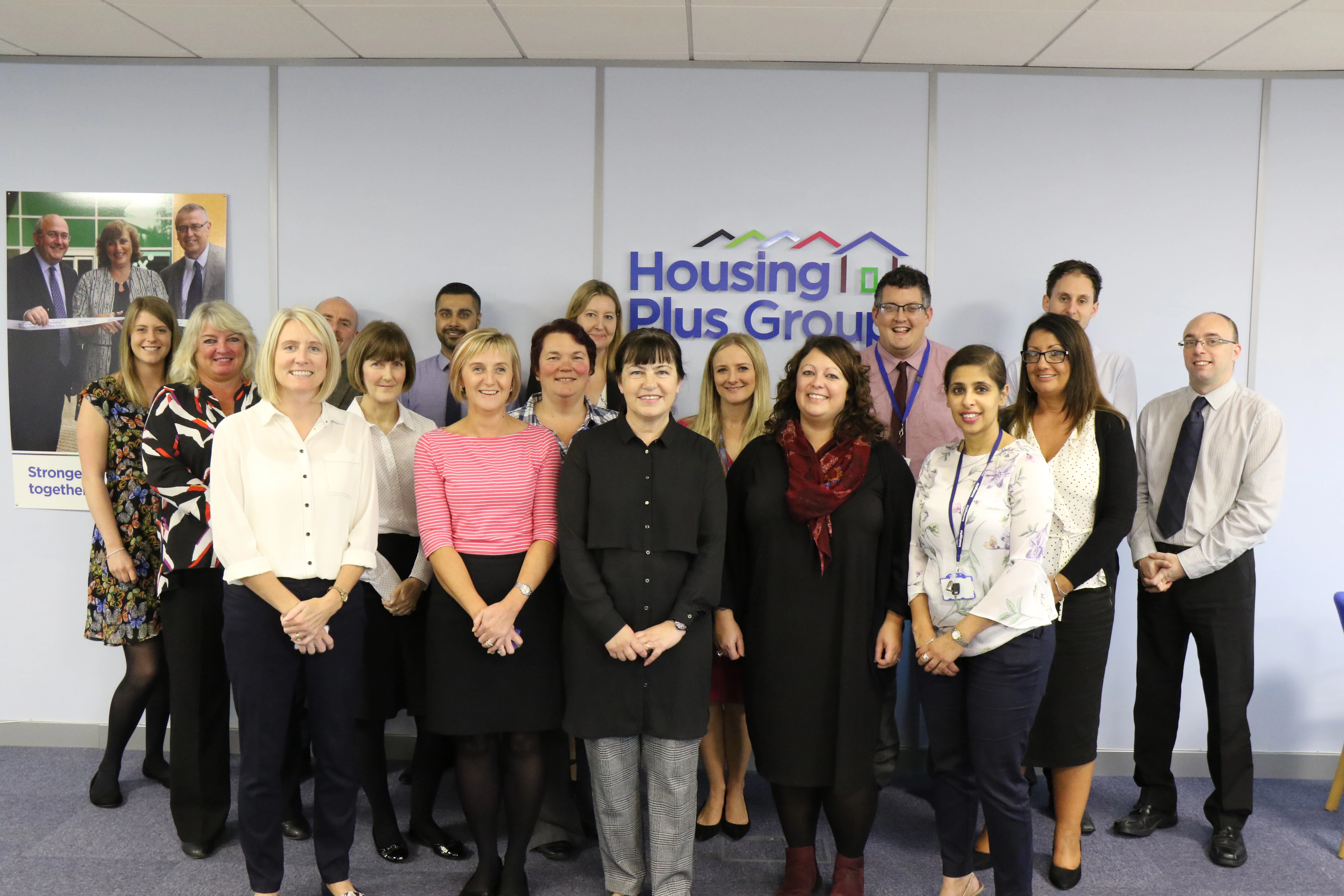 The shortlisted finance team of Housing Plus Group 