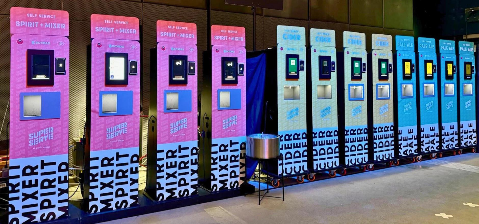 Boxbar's innovative new self-service drinks units
