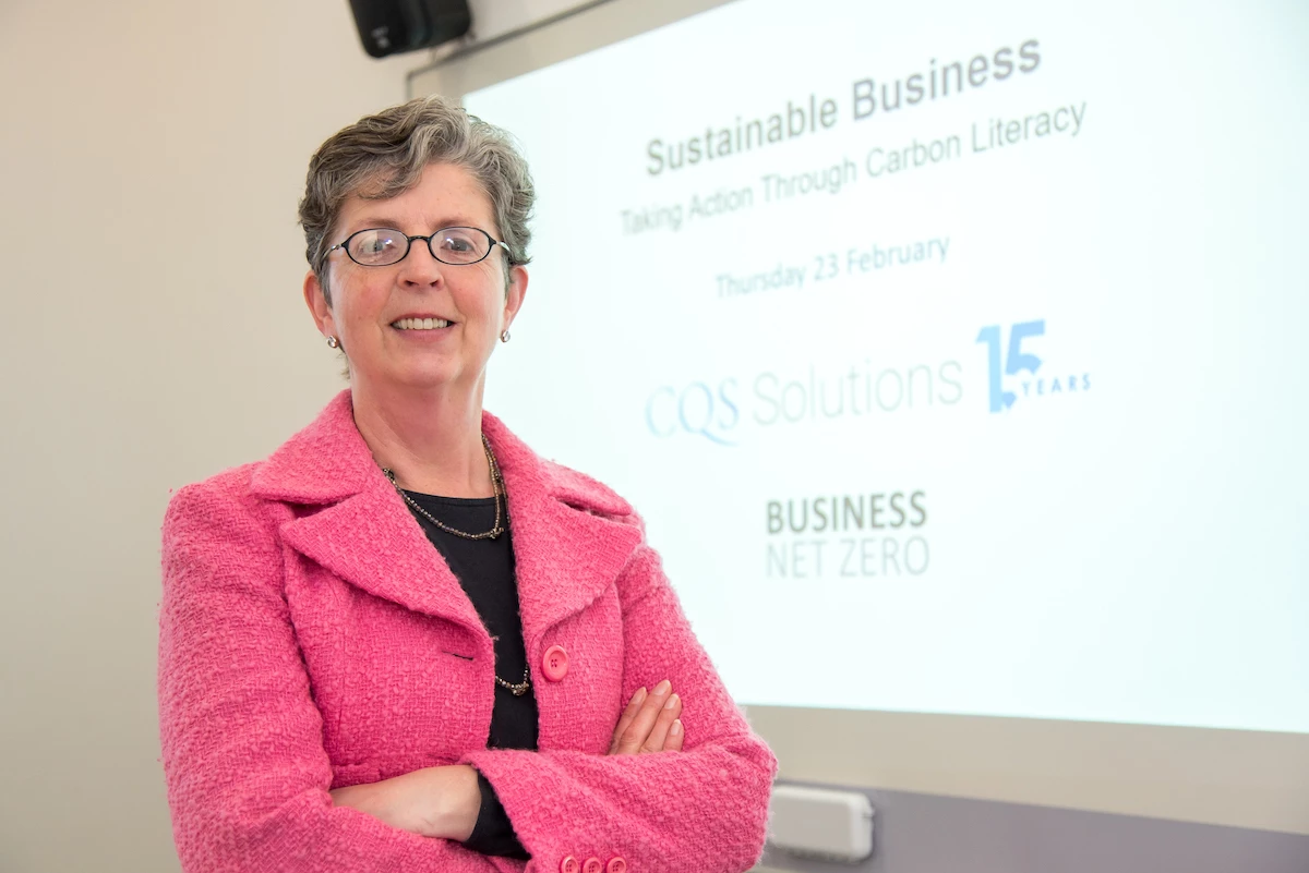 Sue Burnell, co-director of Shrewsbury-based Business Net Zero
