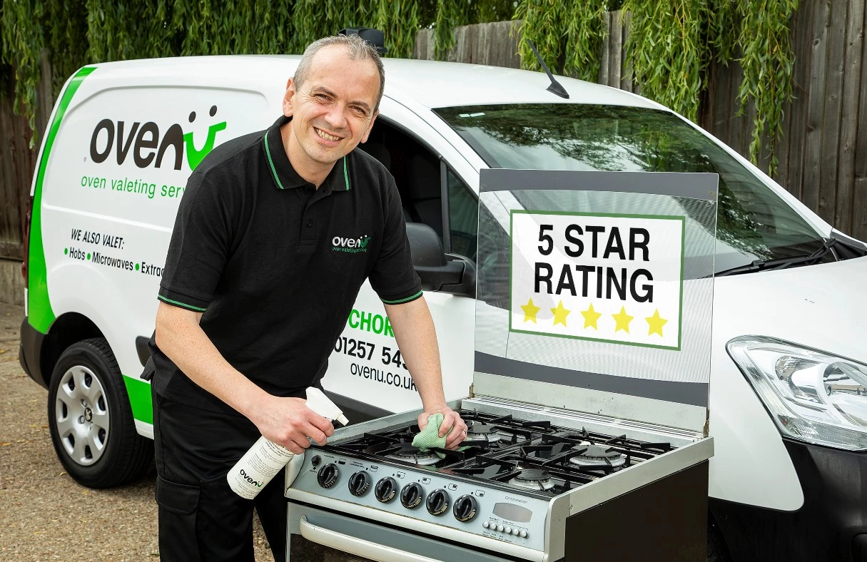 Peter Truesdale, the owner of oven valeting company Ovenu Chorley & Leyland