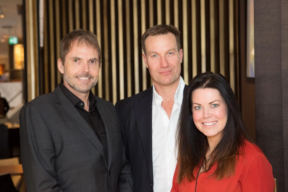 (L to R) Jeremy Middleton, Andrew Jenkins and Rebecca Roberts