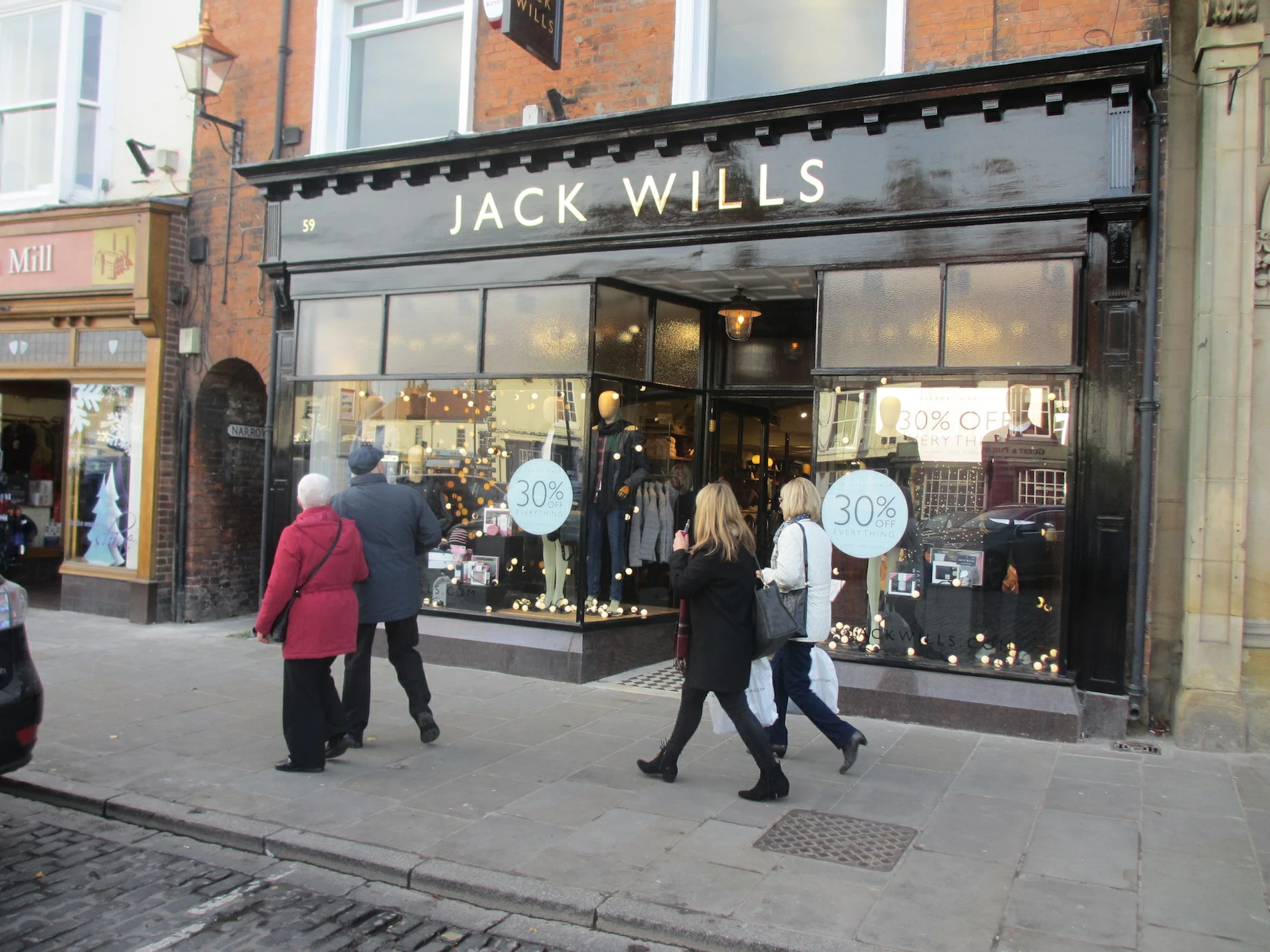 Jack Wills in Beverley, Yorkshire.