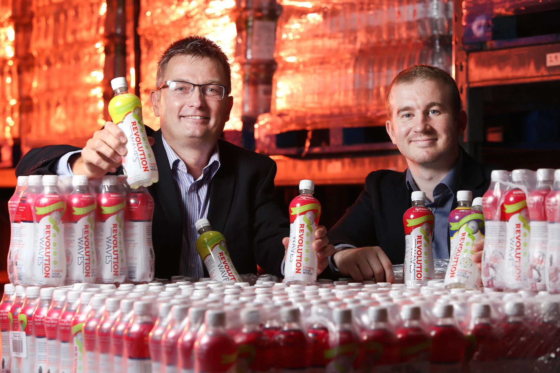 Andy Clough, investment manager at BEF, Charlie Simspon-Daniel MD of Revolution Waves.