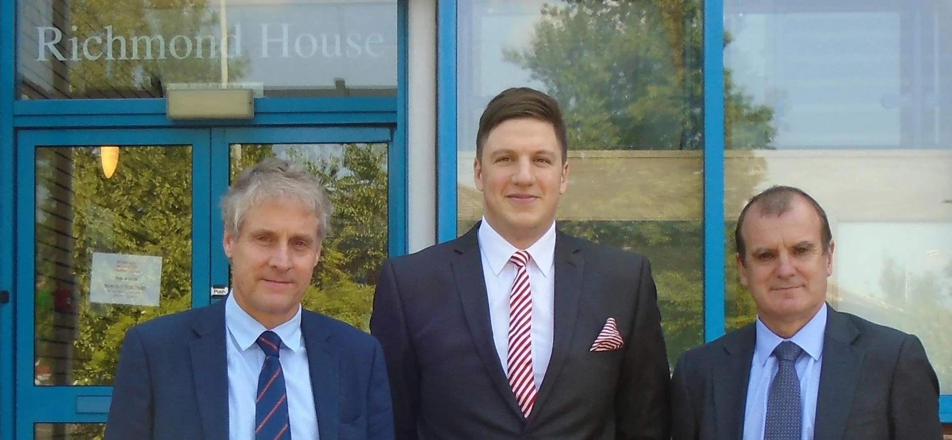 Ian Brooks, Divisional Director, Charles Watson, Surveyor, and Philip Robertshaw, Divisional Director.