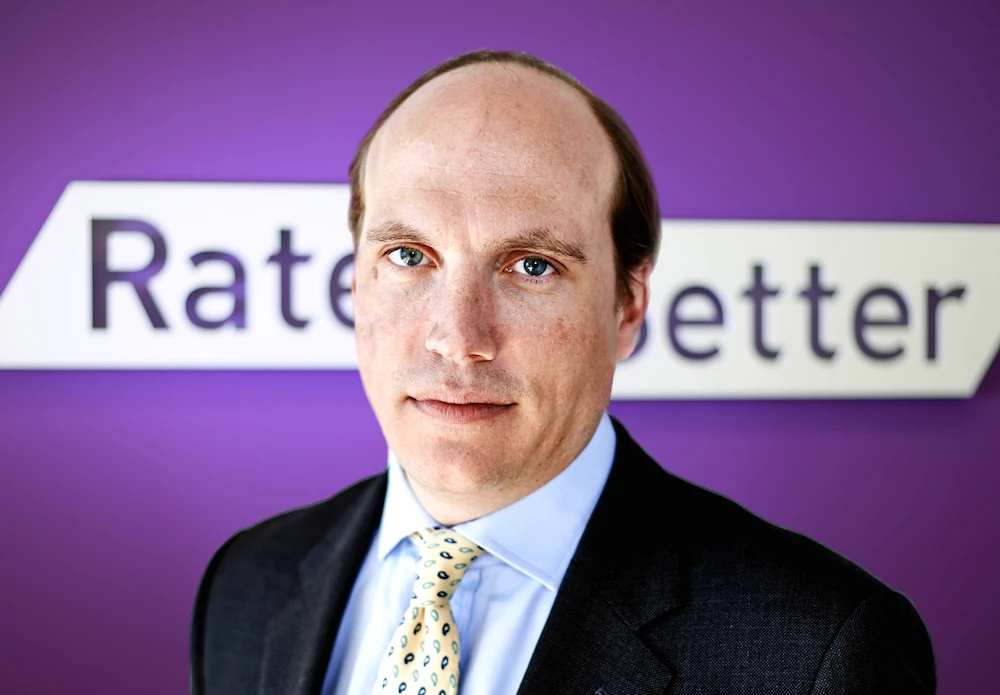 RateSetter's Founder and Chief Executive, Rhydian lewis.