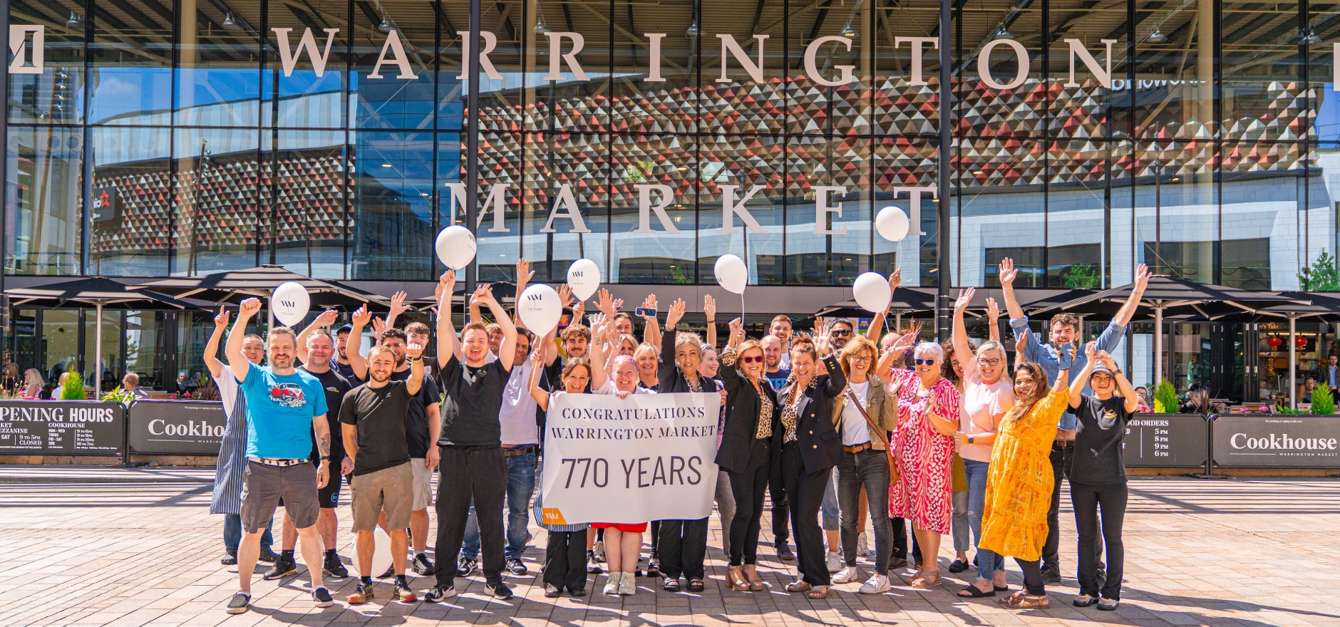 Warrington Market Celebrates Fifth Birthday and 770 Years of Local History