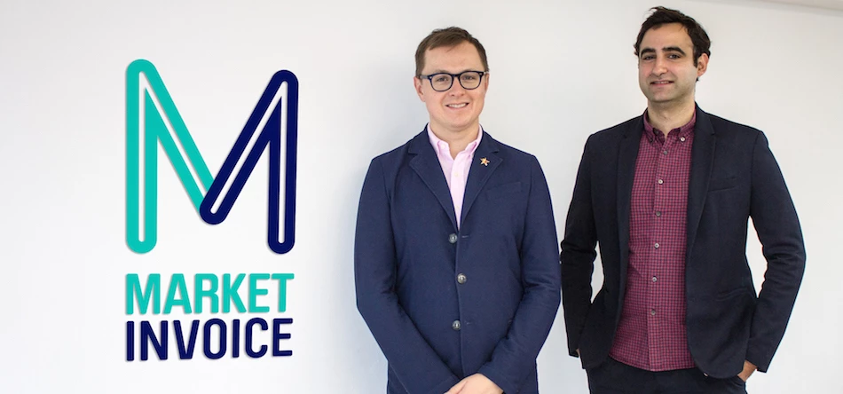 Ilya Kondrashov (left) and Anil Stocker, co-founders of MarketInvoice