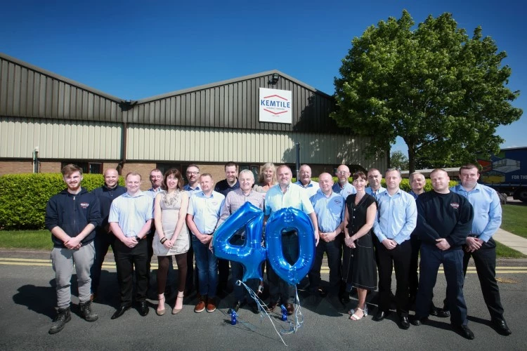 Kemtile came together to celebrate 40 successful years in the hygienic flooring sector