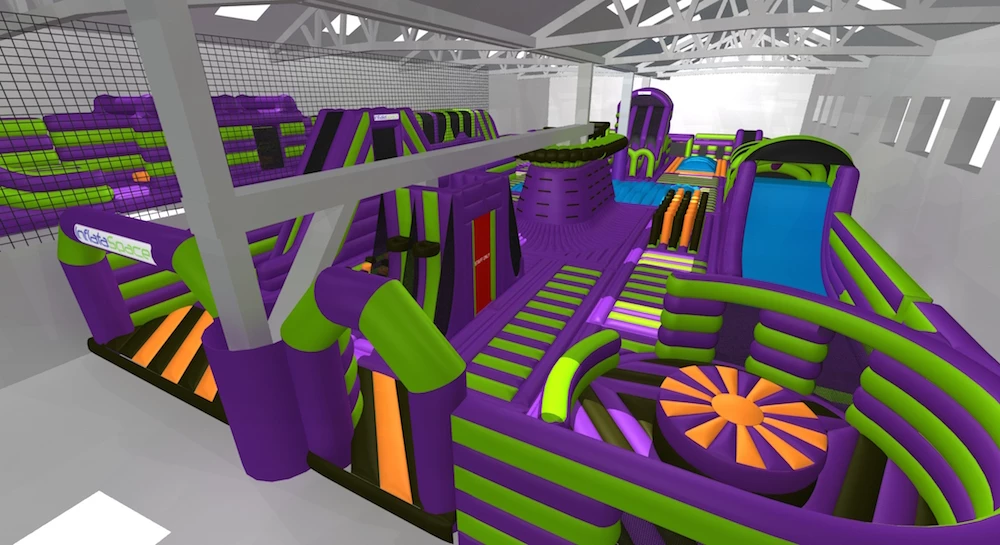 The new InflataSpace will be based at Benfield Business Park, Benfield Rd, Newcastle upon Tyne