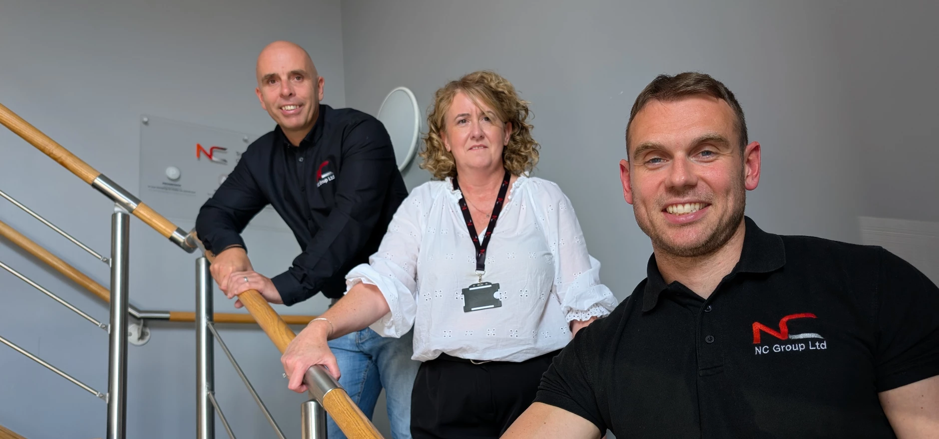 Ian Nelson, Julie Knight and Liam Noble of NC Group Ltd Close Up.jpg