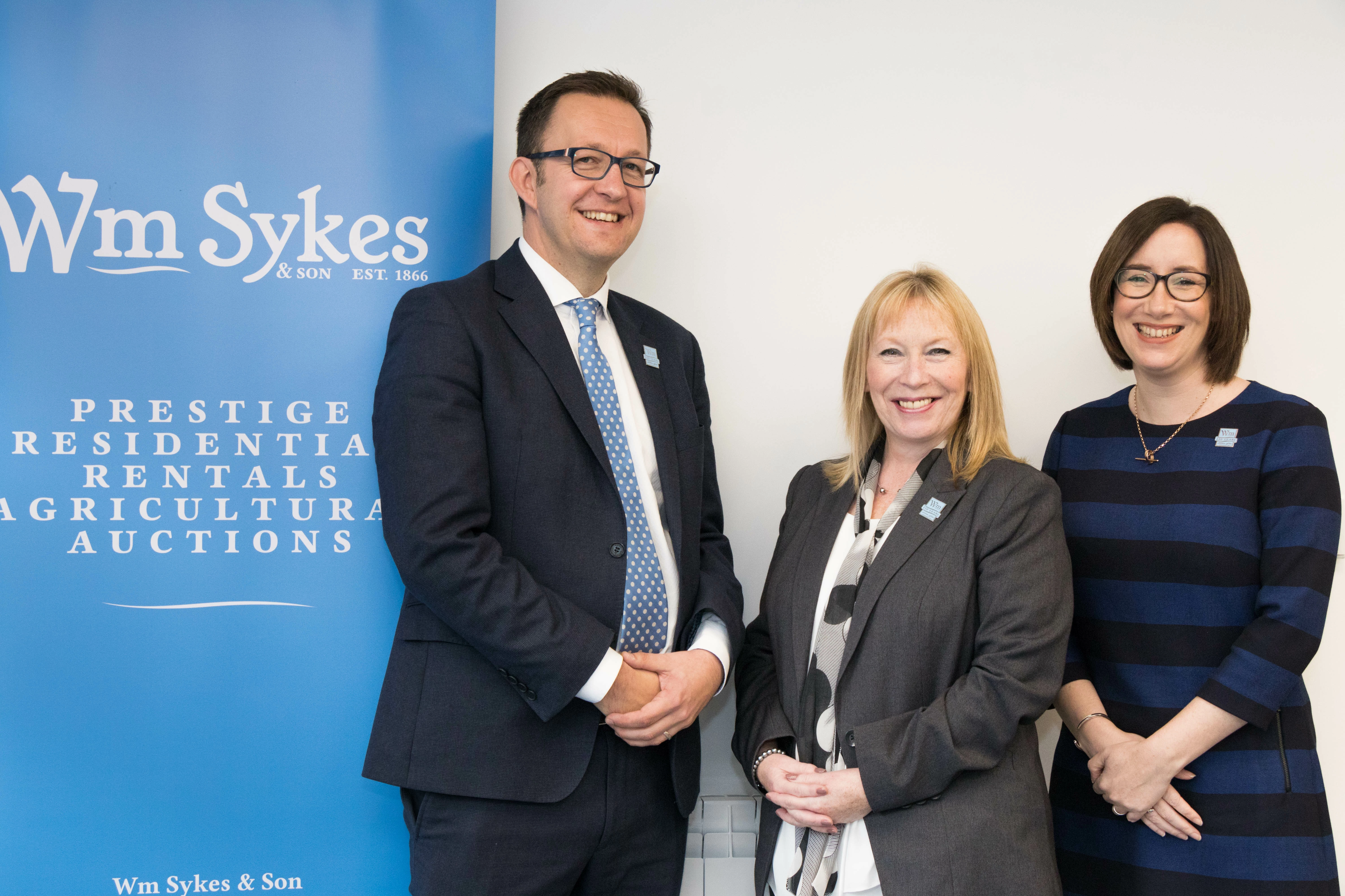 Rob Dixon, Jane Stocks and Louise Dixon launch the new branch