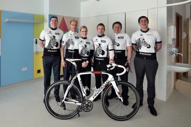 Investec Wealth & Investment team ready for the charity bike ride