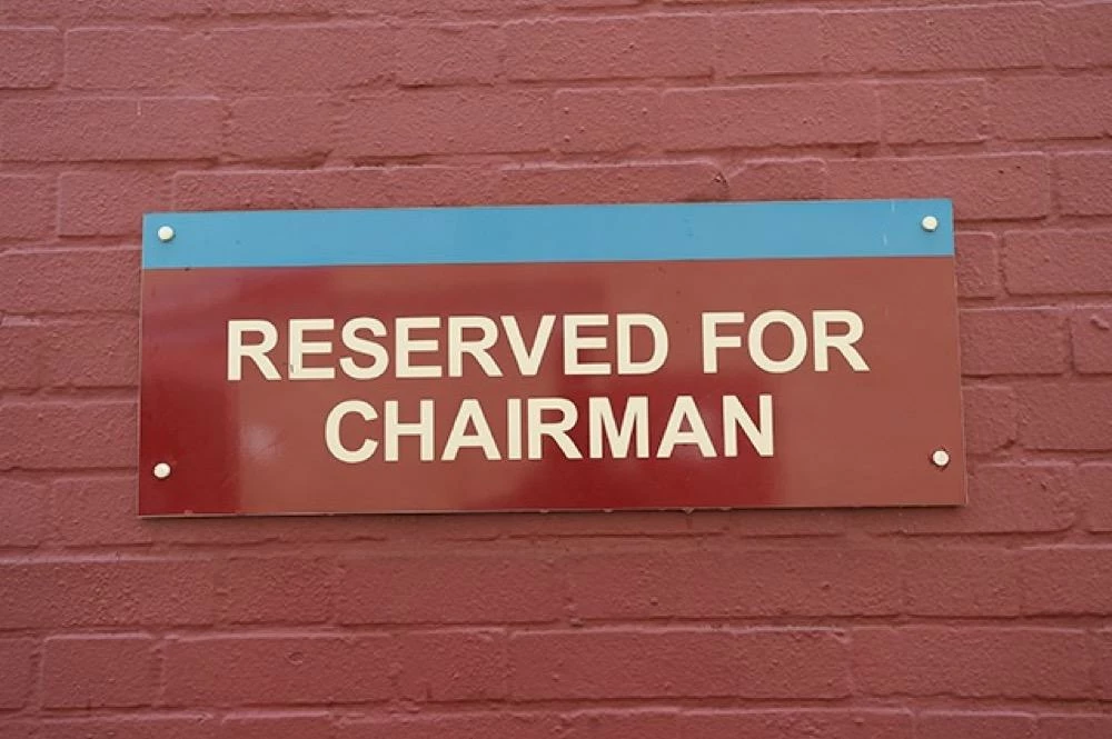 Reserved for Chairman